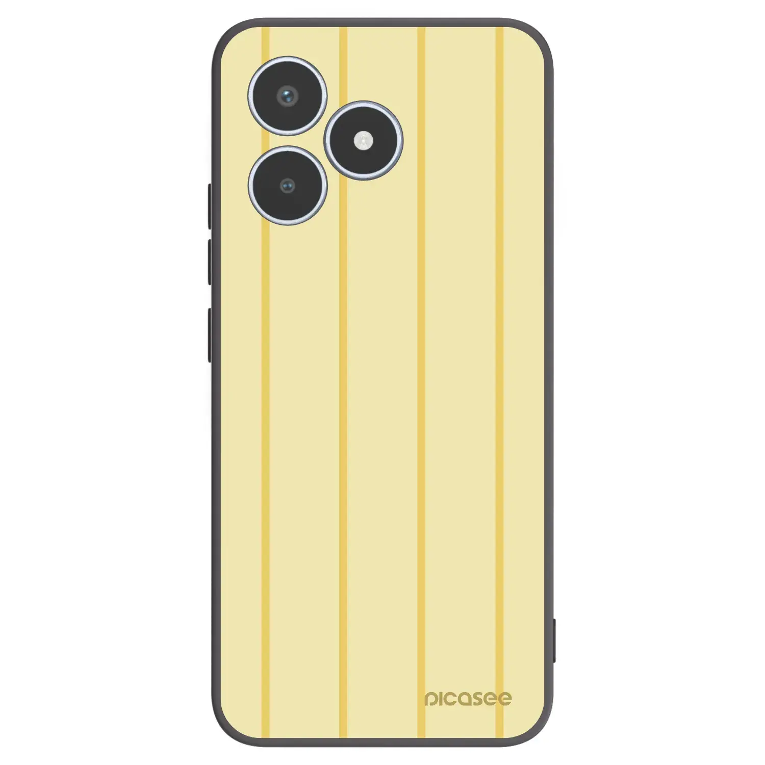 Silikonový černý obal pro Realme C53 - Liquid sunshine