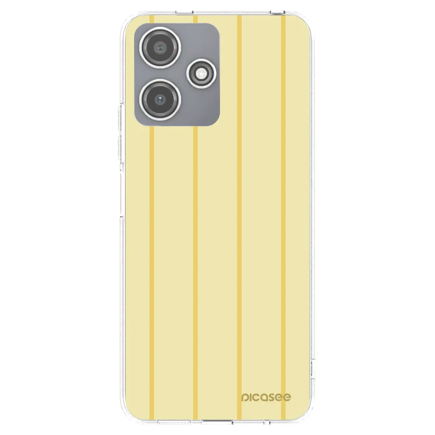 Silikonový průhledný obal pro Xiaomi Redmi 12 5G - Liquid sunshine