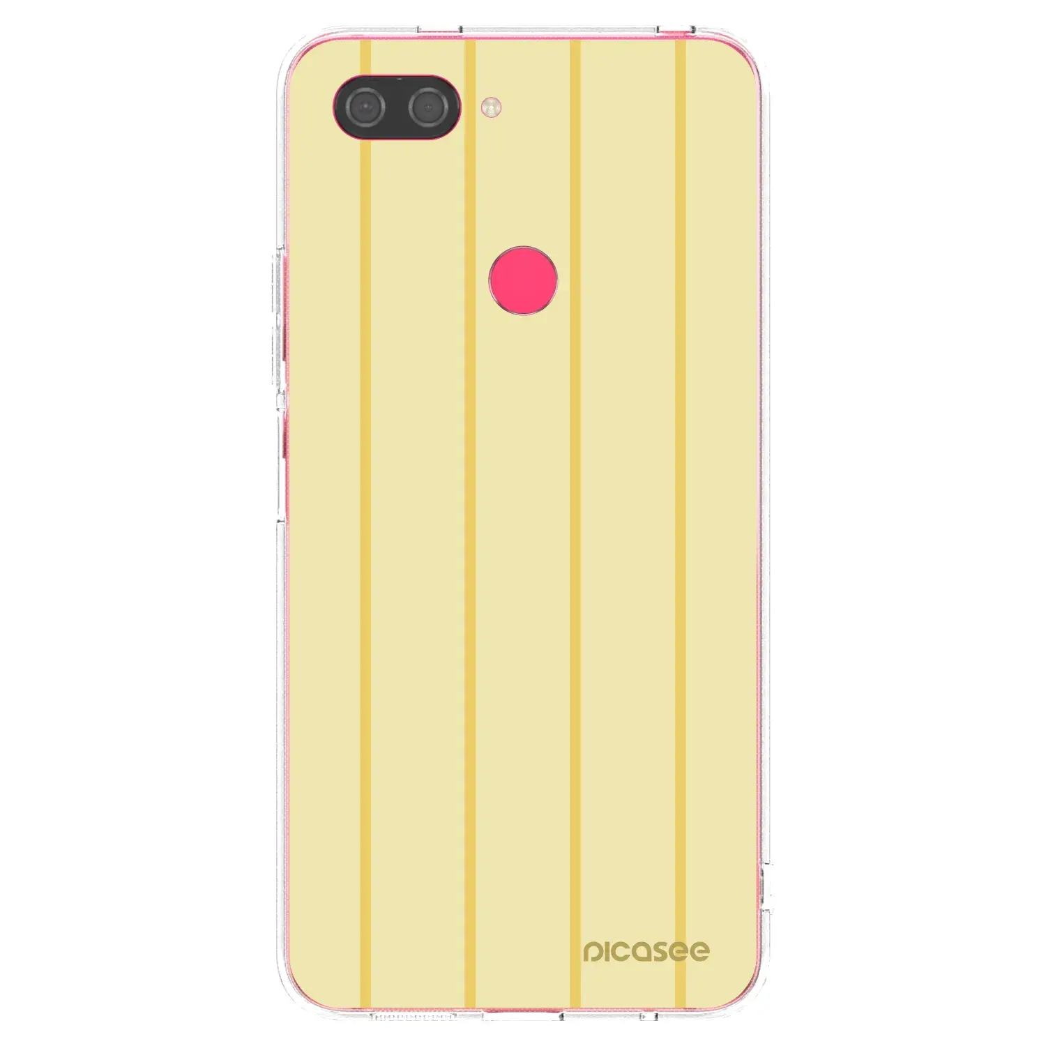 Silikonový průhledný obal pro Xiaomi Mi 8 Lite - Liquid sunshine