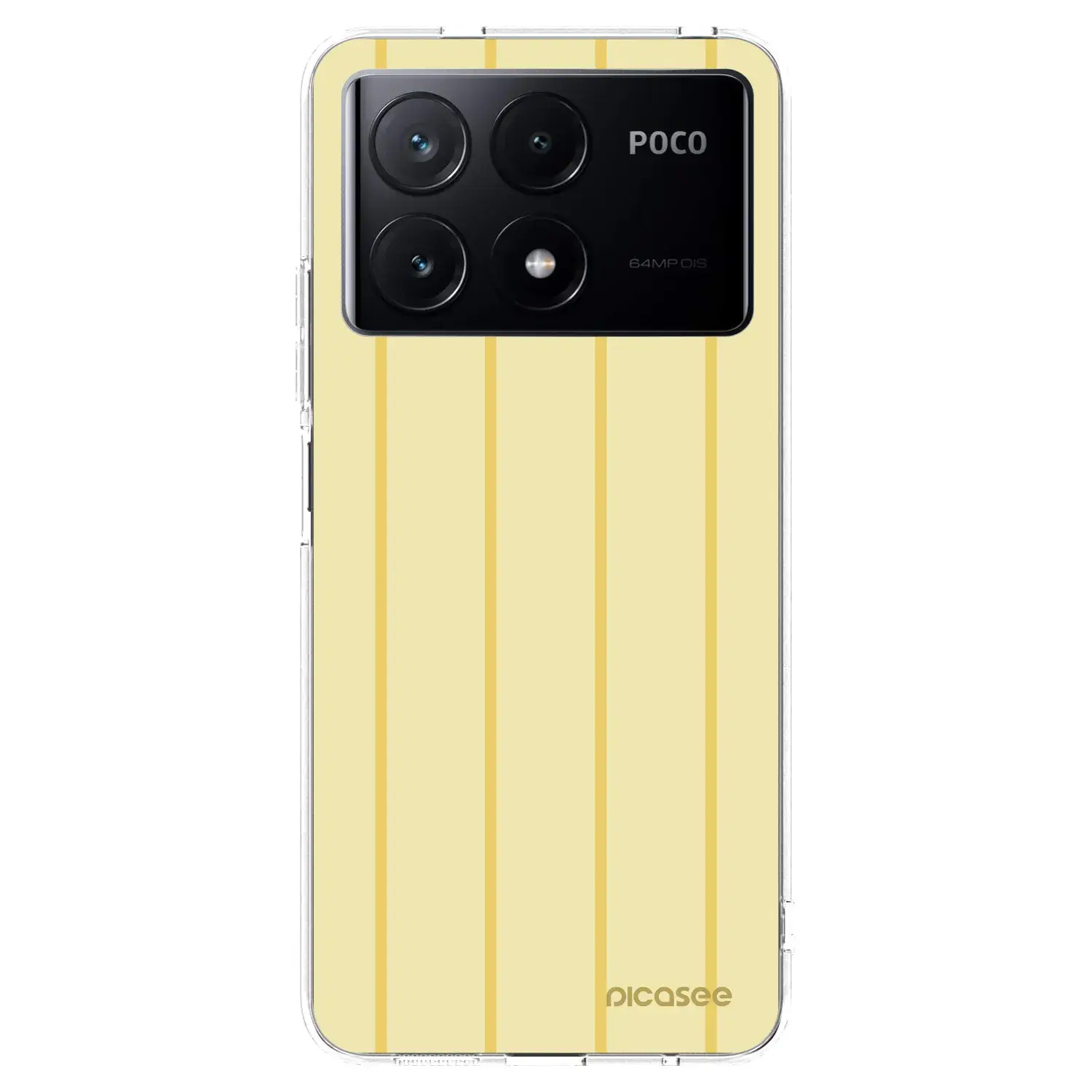 Silikonový průhledný obal pro Xiaomi Poco X6 Pro - Liquid sunshine