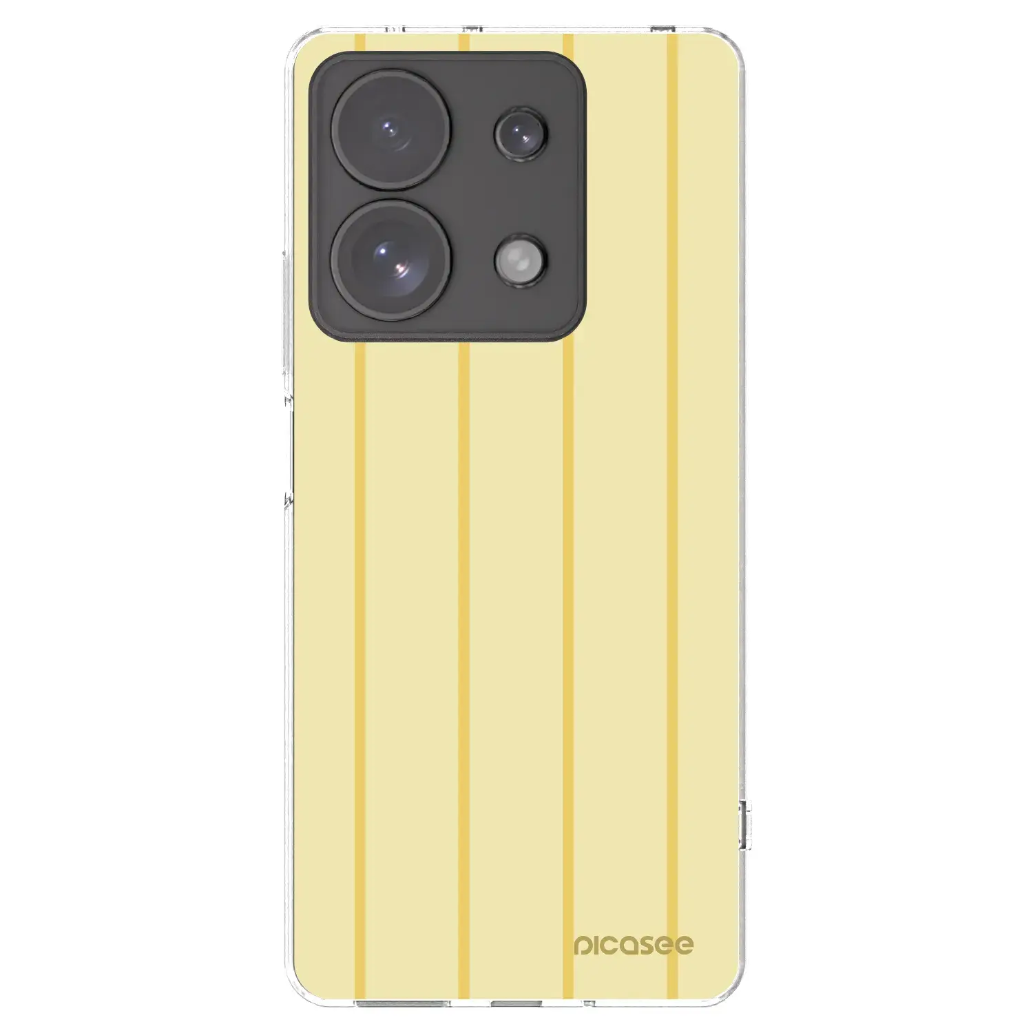 Silikonový průhledný obal pro Xiaomi Redmi Note 13 Pro 4G - Liquid sunshine