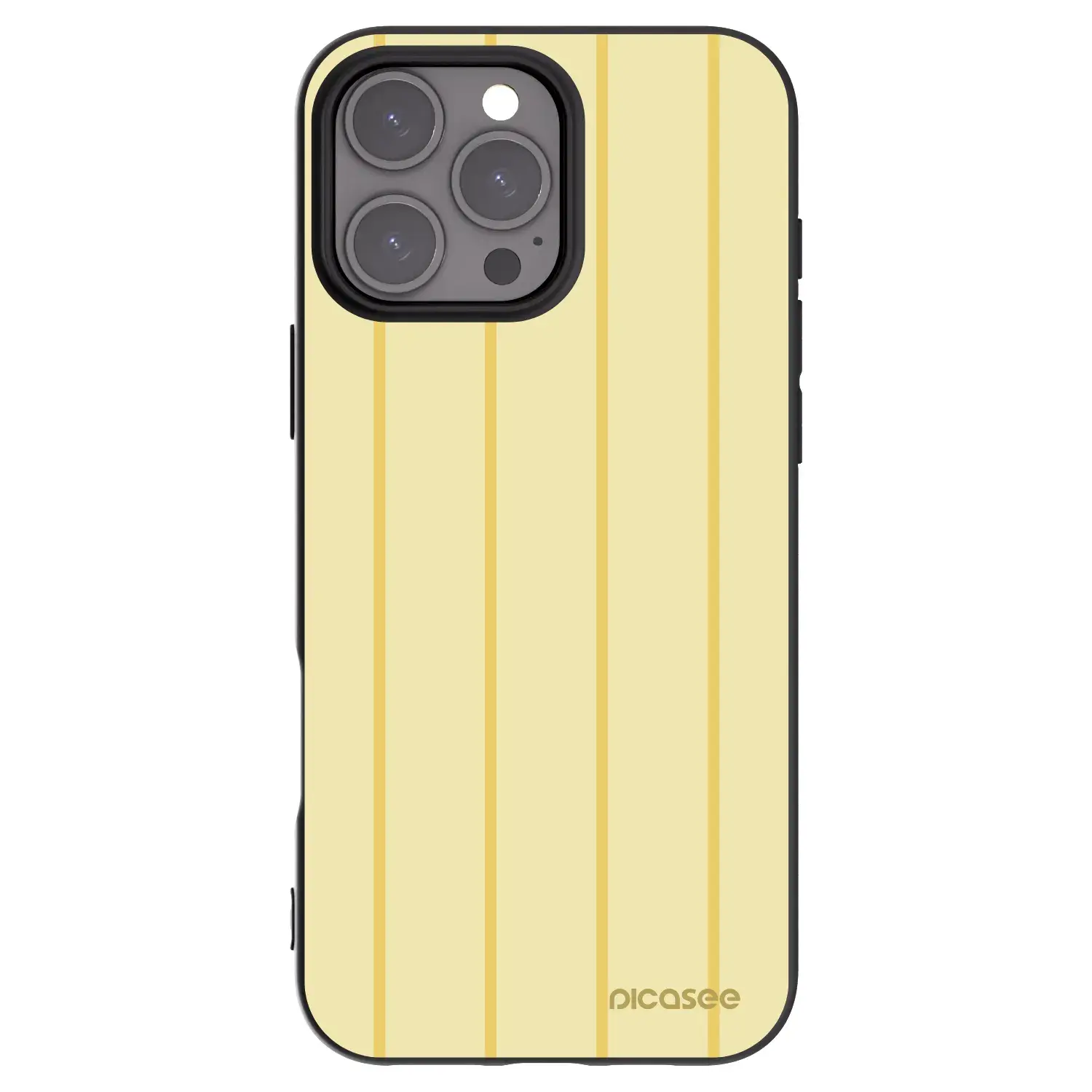 Silikonový černý obal pro Apple iPhone 16 Pro Max - Liquid sunshine