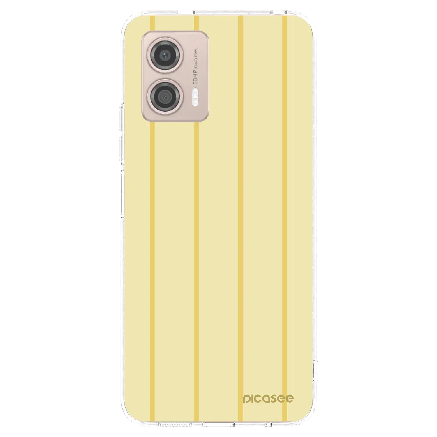 Silikonový průhledný obal pro Motorola Moto G53 5G - Liquid sunshine