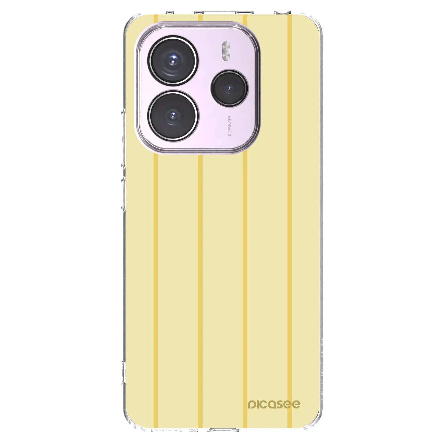 Silikonový průhledný obal pro Xiaomi Redmi Note 14 5G - Liquid sunshine
