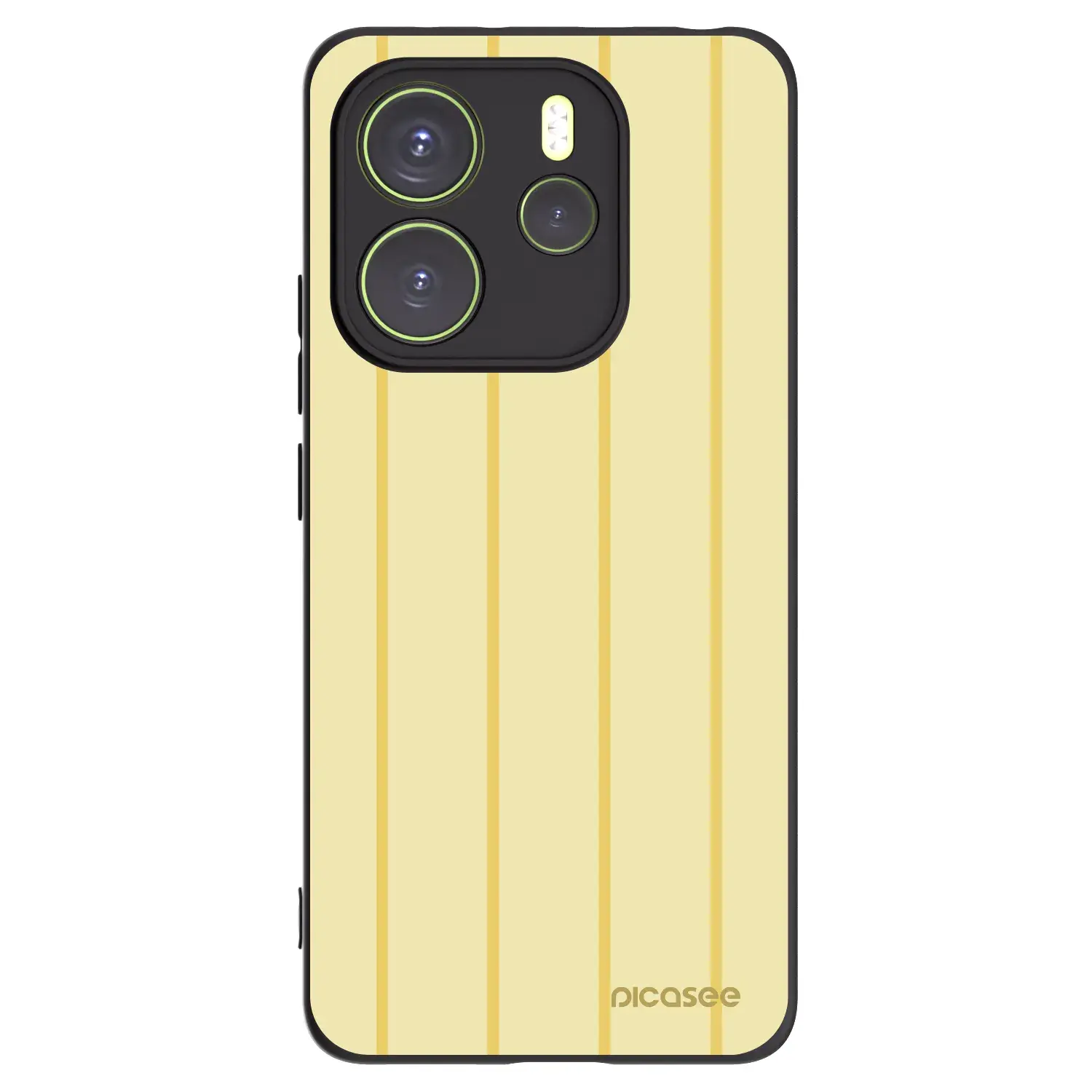 Silikonový černý obal pro Xiaomi Redmi Note 14 4G - Liquid sunshine