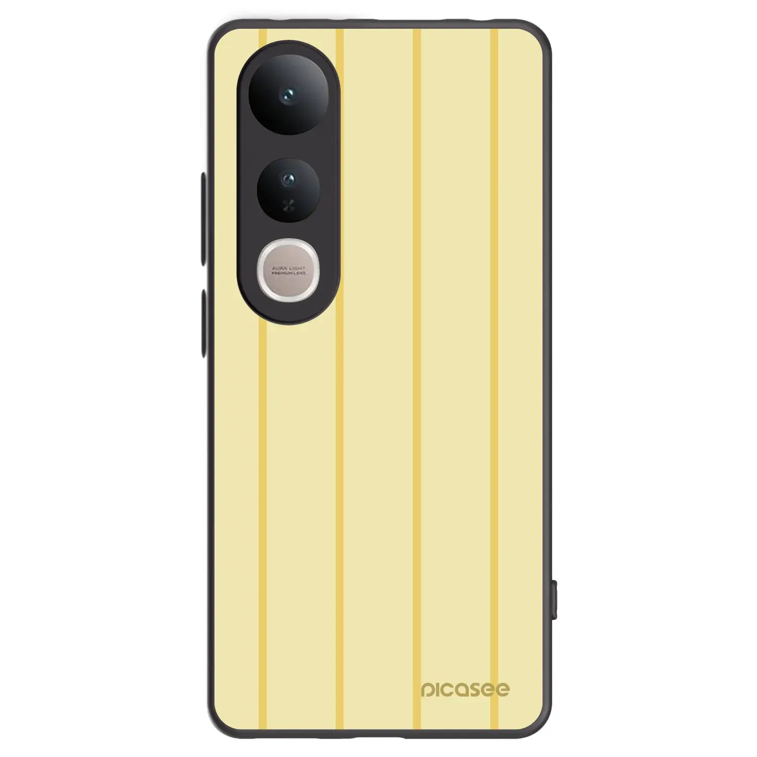 Silikonový černý obal pro Vivo V50 Lite 5G - Liquid sunshine