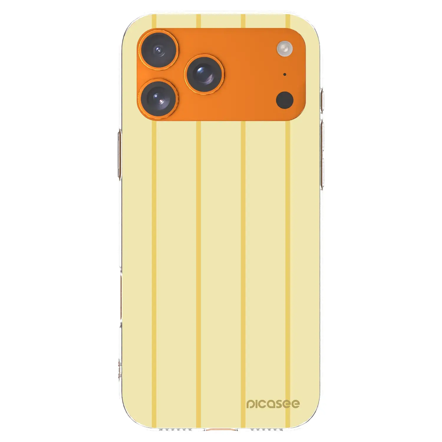 Silikonový průhledný obal pro Apple iPhone 17 Pro Max - Liquid sunshine