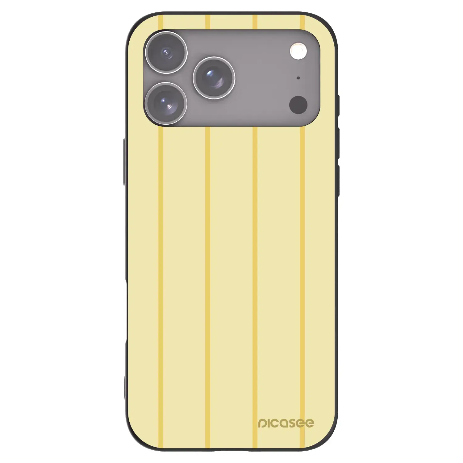 Silikonový černý obal pro Apple iPhone 17 Pro Max - Liquid sunshine