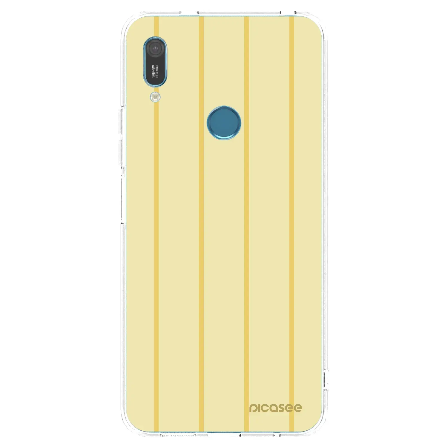 Silikonový průhledný obal pro Huawei Y6 2019 - Liquid sunshine