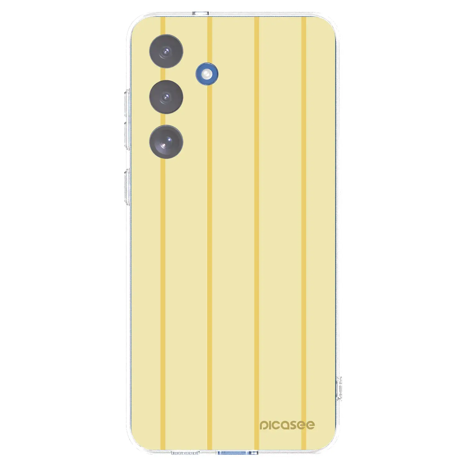 Silikonový průhledný obal pro Samsung Galaxy S25 FE 5G - Liquid sunshine