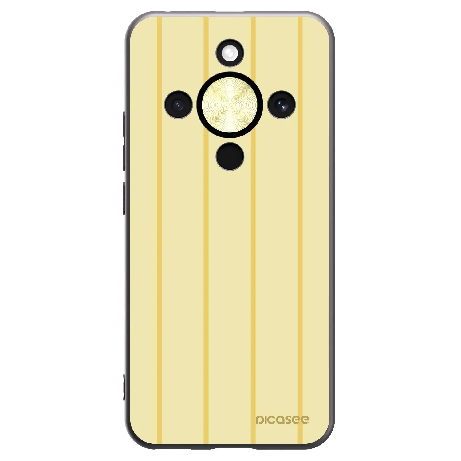 Silikonový černý obal pro Honor Magic8 Lite 5G - Liquid sunshine