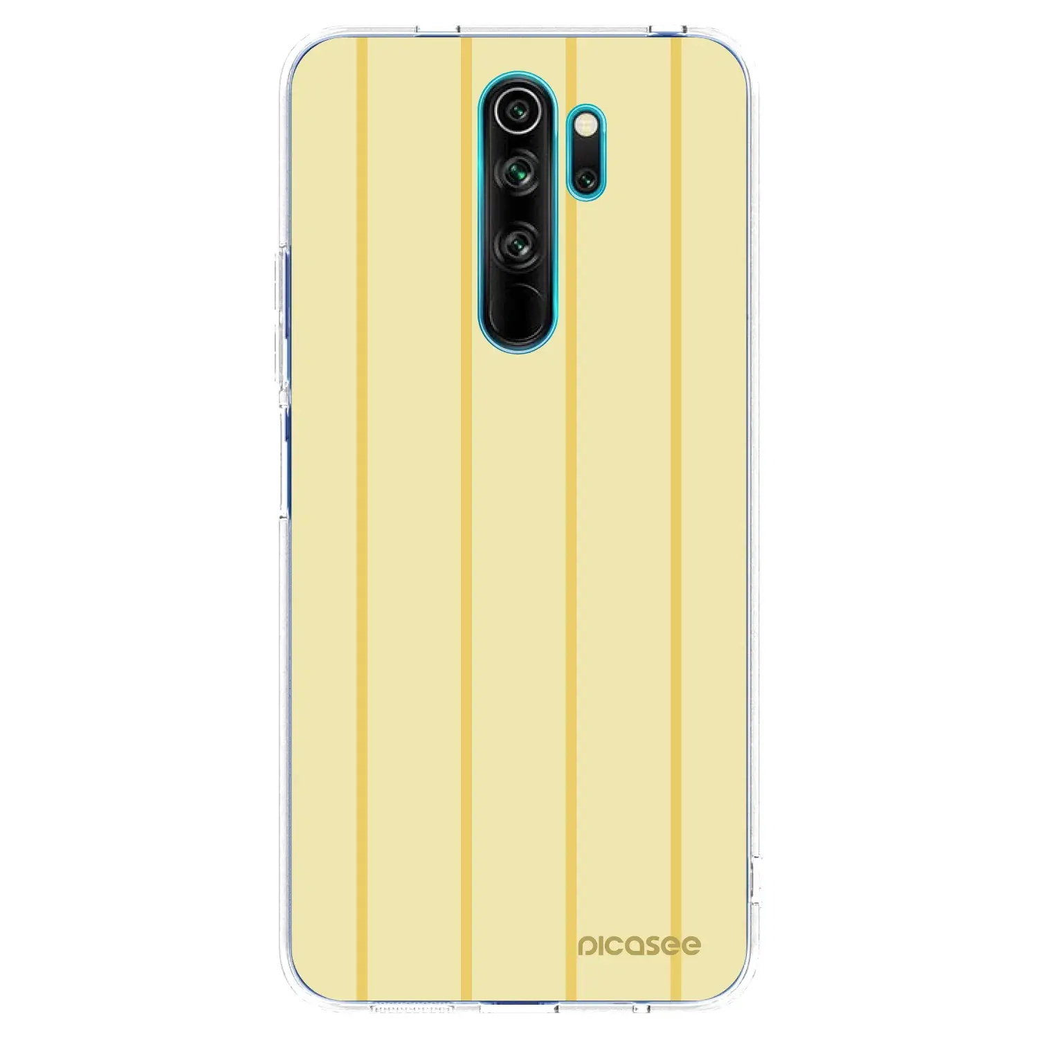 Silikonový průhledný obal pro Xiaomi Redmi Note 8 Pro - Liquid sunshine