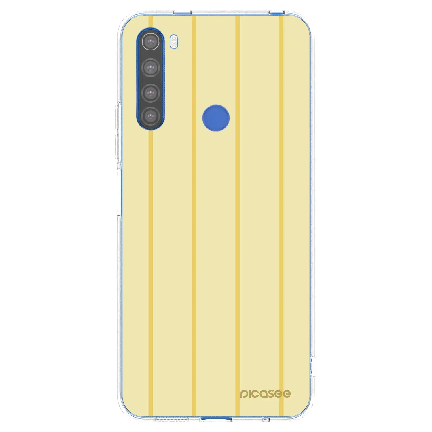 Silikonový průhledný obal pro Xiaomi Redmi Note 8T - Liquid sunshine