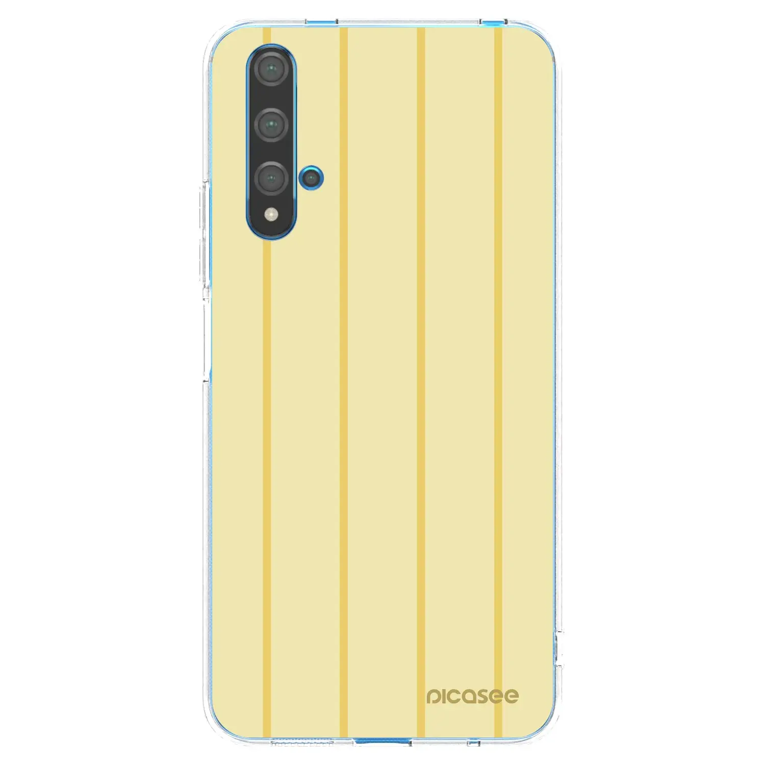 Silikonový průhledný obal pro Huawei Nova 5T - Liquid sunshine