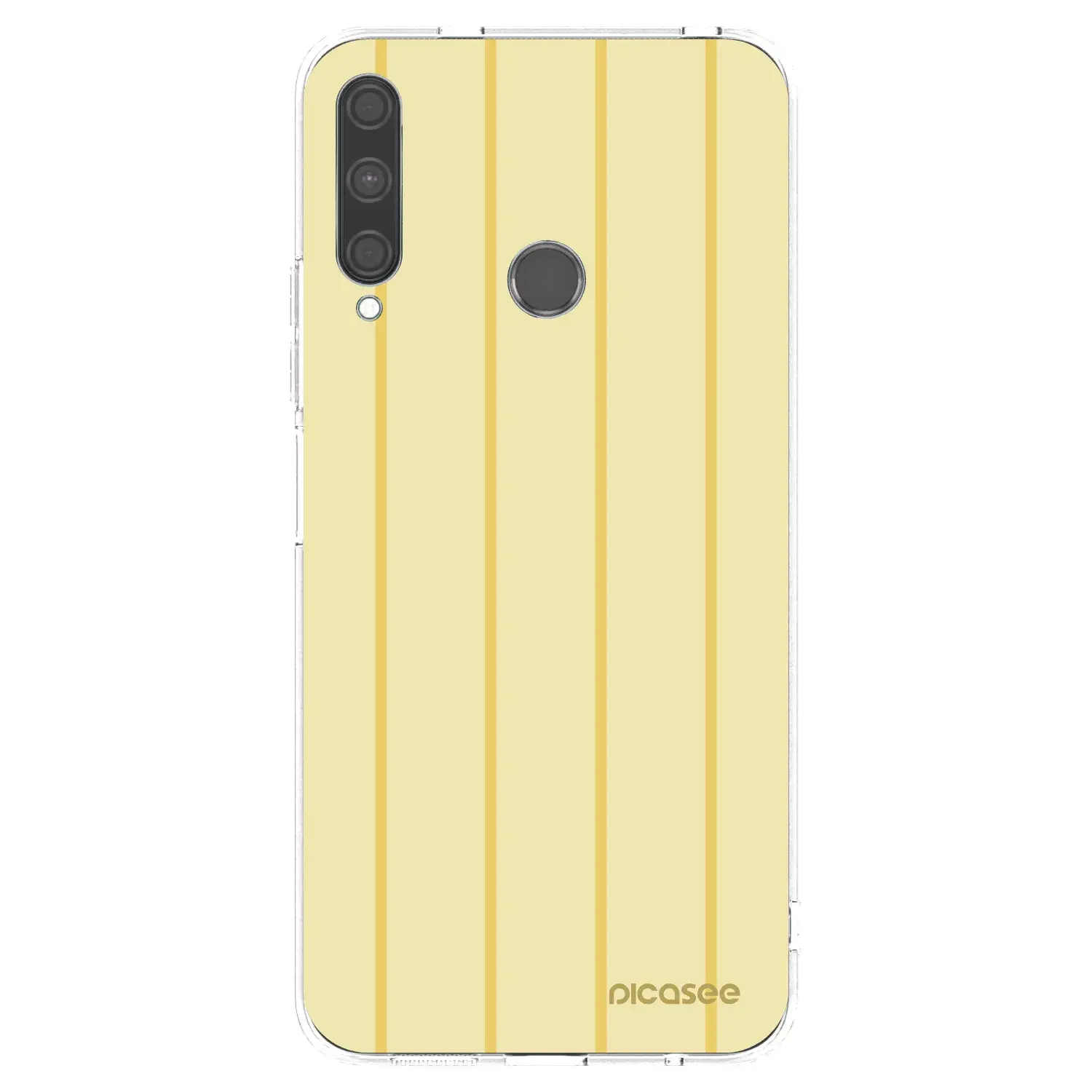 Silikonový průhledný obal pro Huawei P40 Lite E - Liquid sunshine