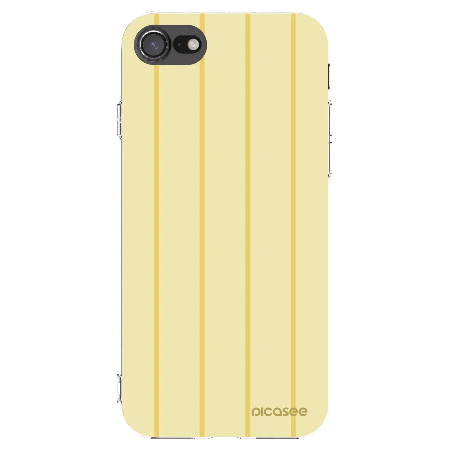 Silikonový průhledný obal pro Apple iPhone SE 2020 - Liquid sunshine