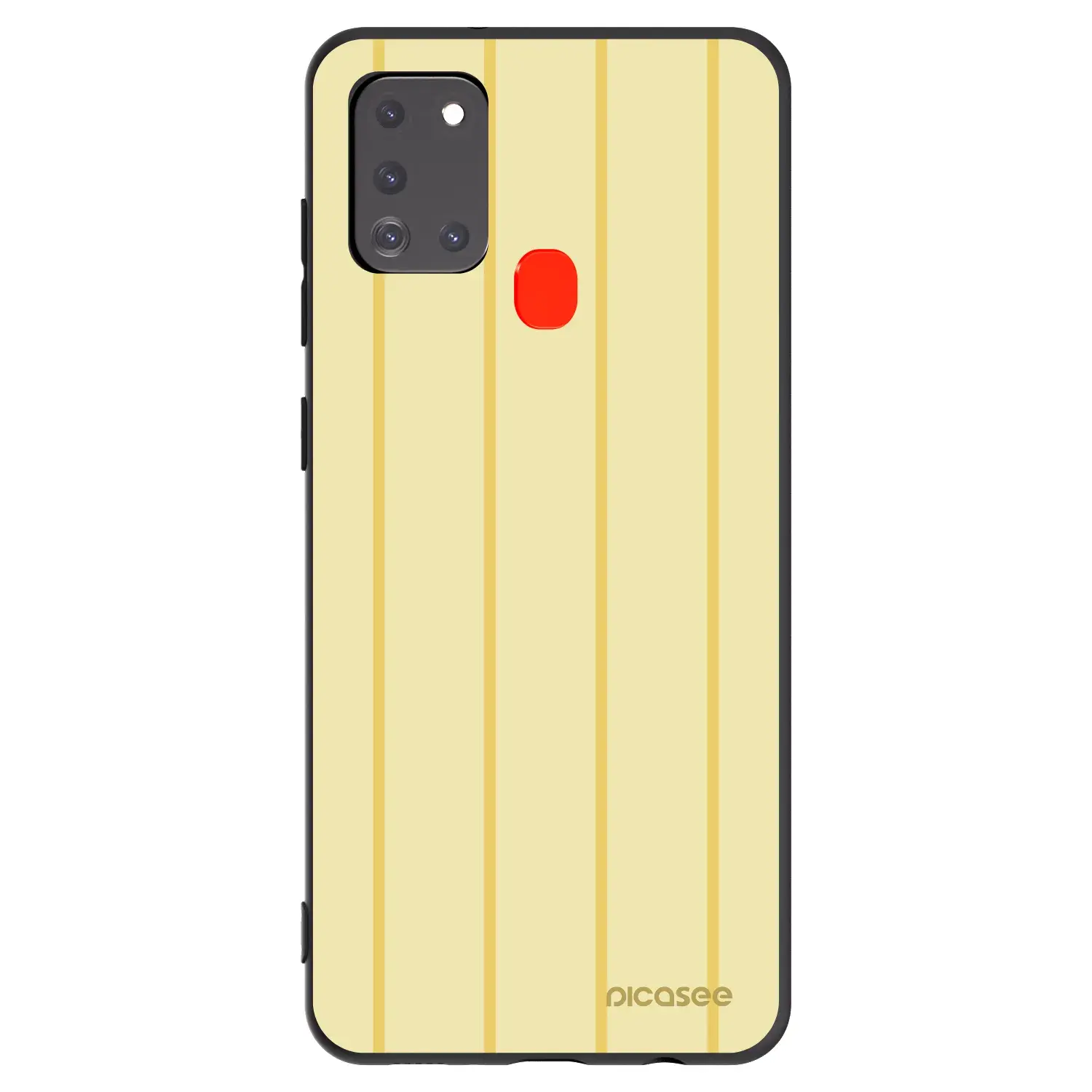 Silikonový černý obal pro Samsung Galaxy A21s - Liquid sunshine