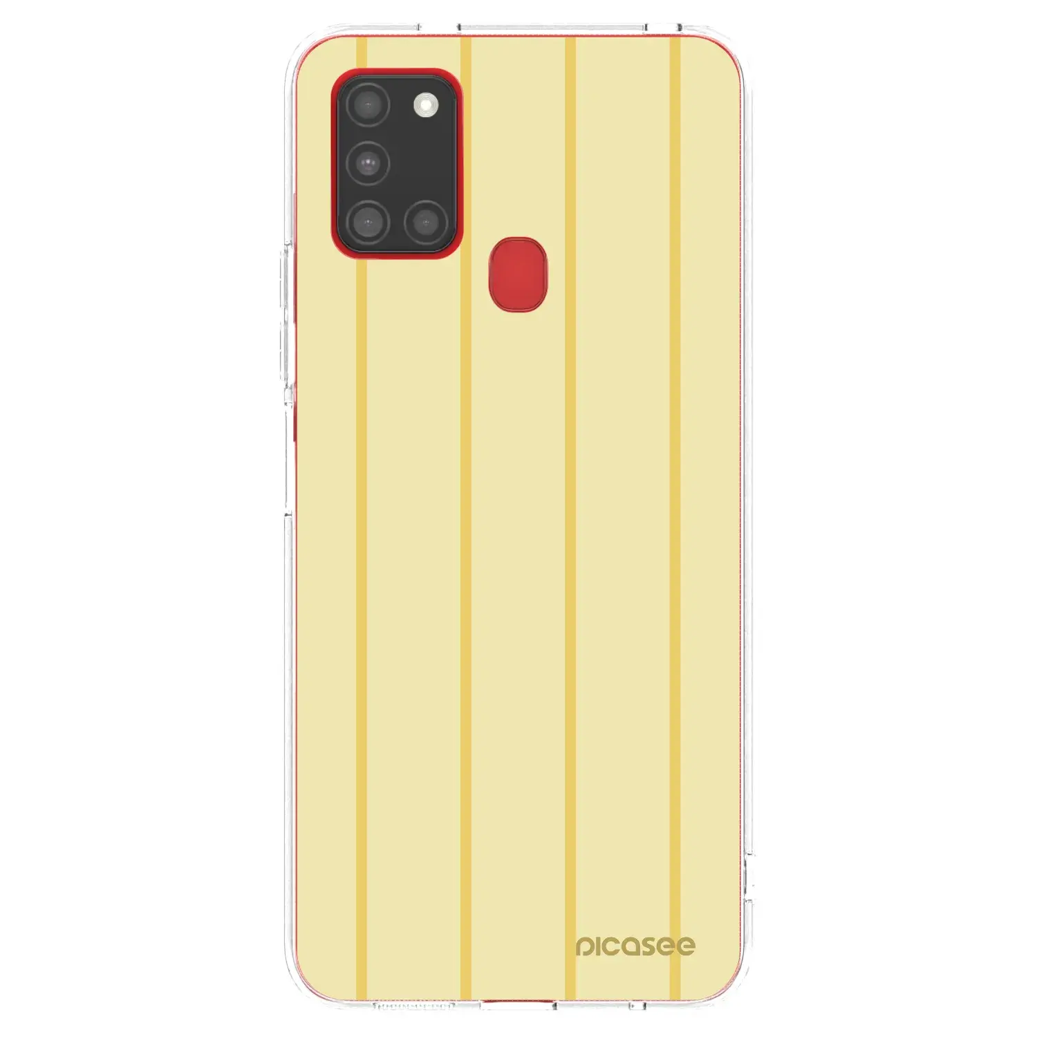 Silikonový průhledný obal pro Samsung Galaxy A21s - Liquid sunshine