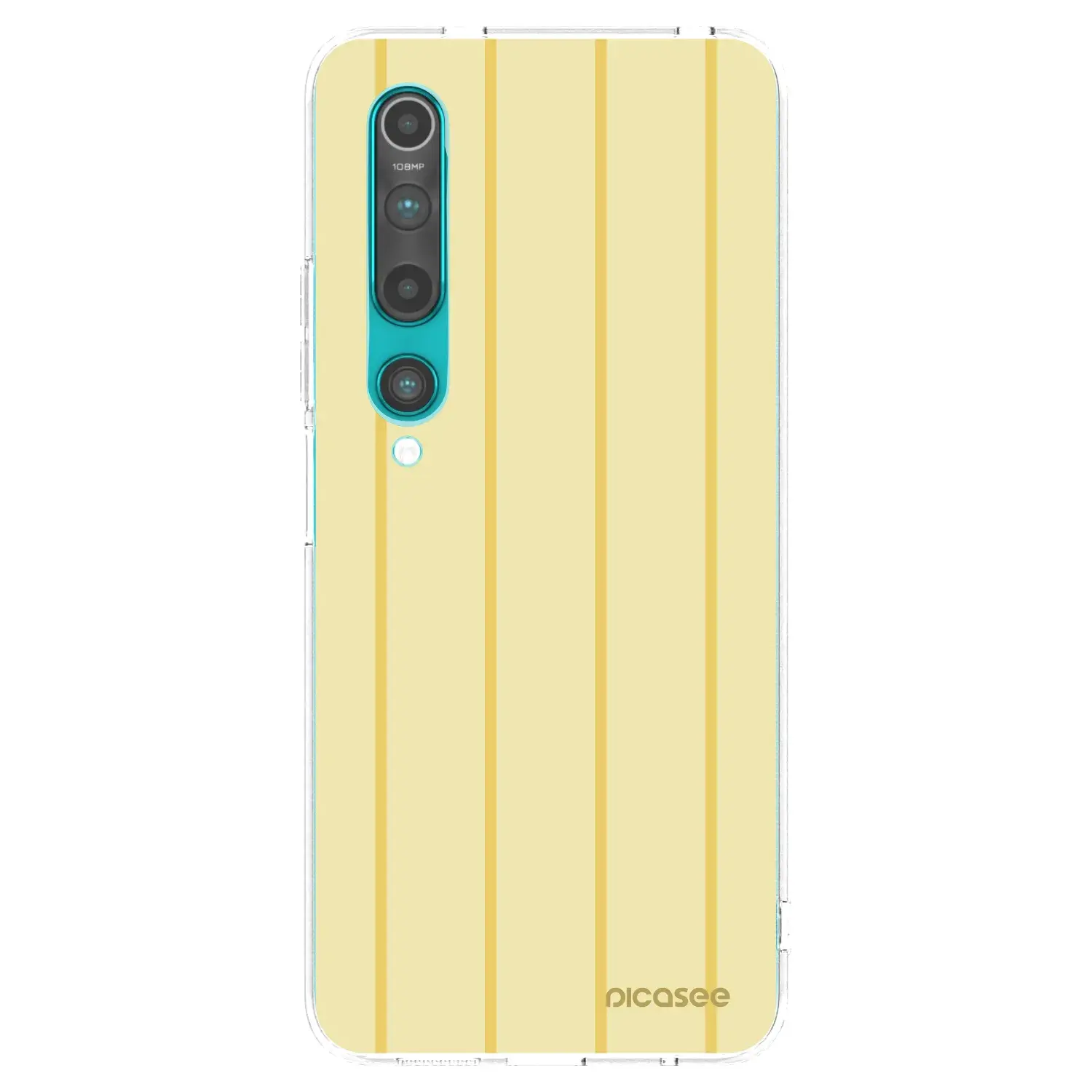 Silikonový průhledný obal pro Xiaomi Mi 10 - Liquid sunshine