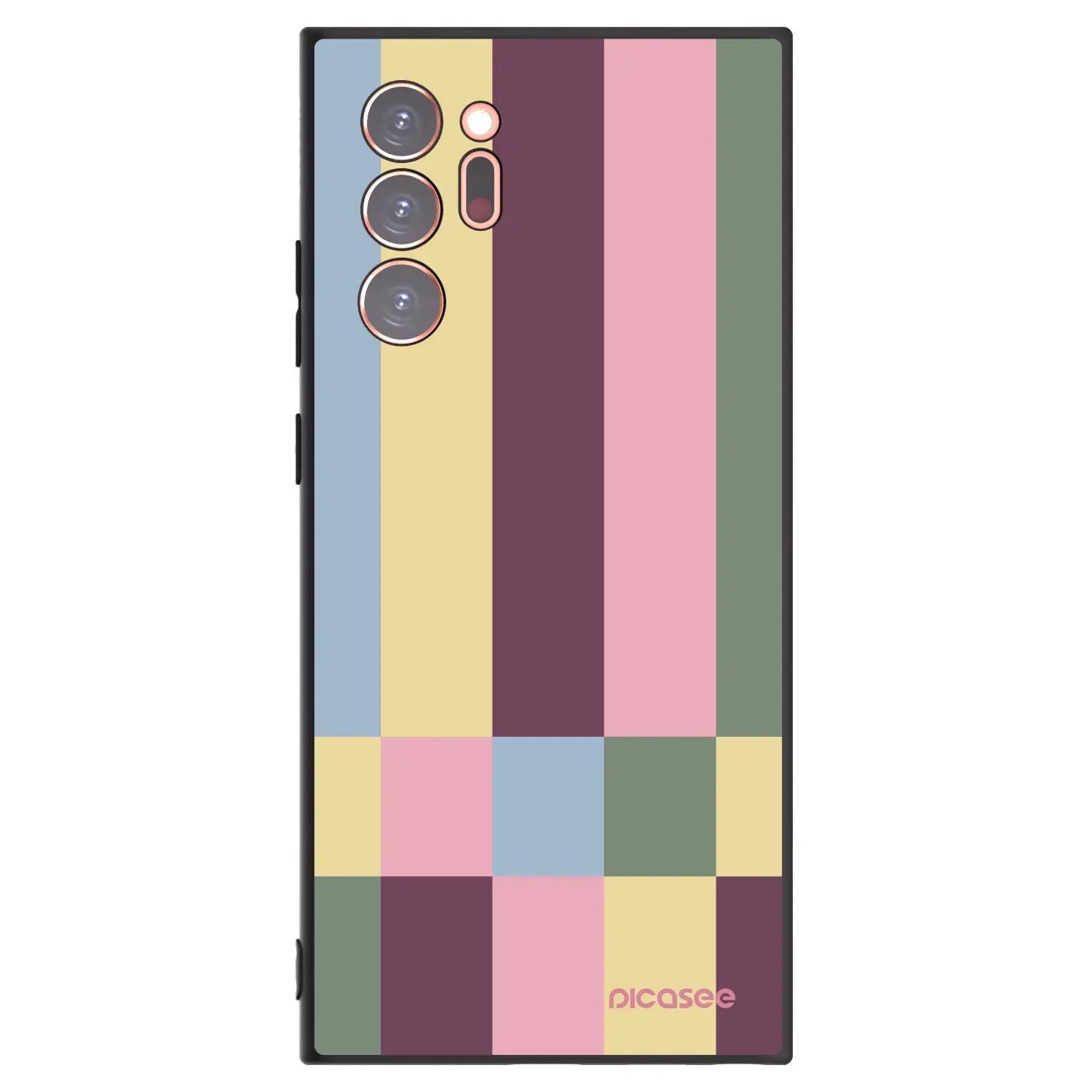 Silikonový černý obal pro Samsung Galaxy Note 20 Ultra - Lobby tiles