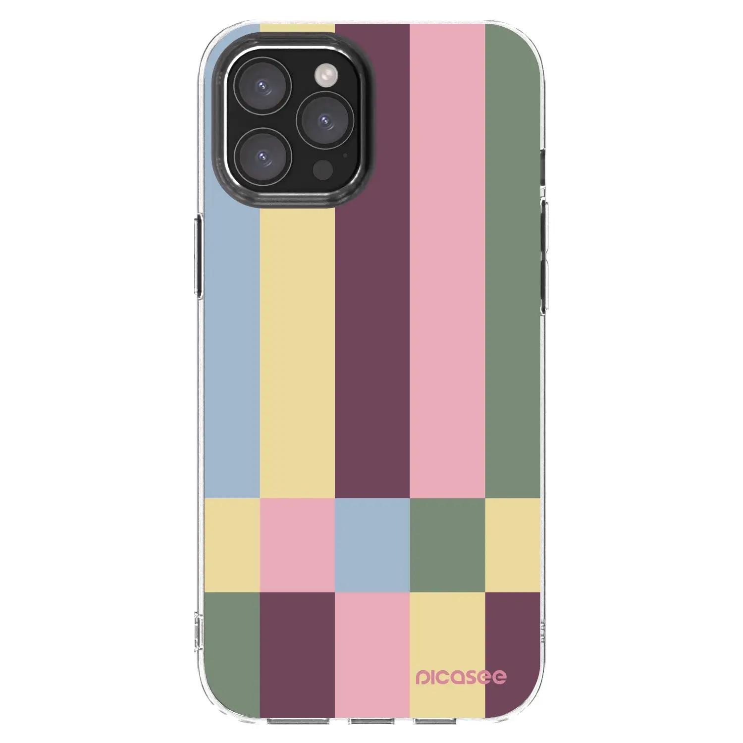 Silikonový průhledný obal pro Apple iPhone 12 Pro Max - Lobby tiles