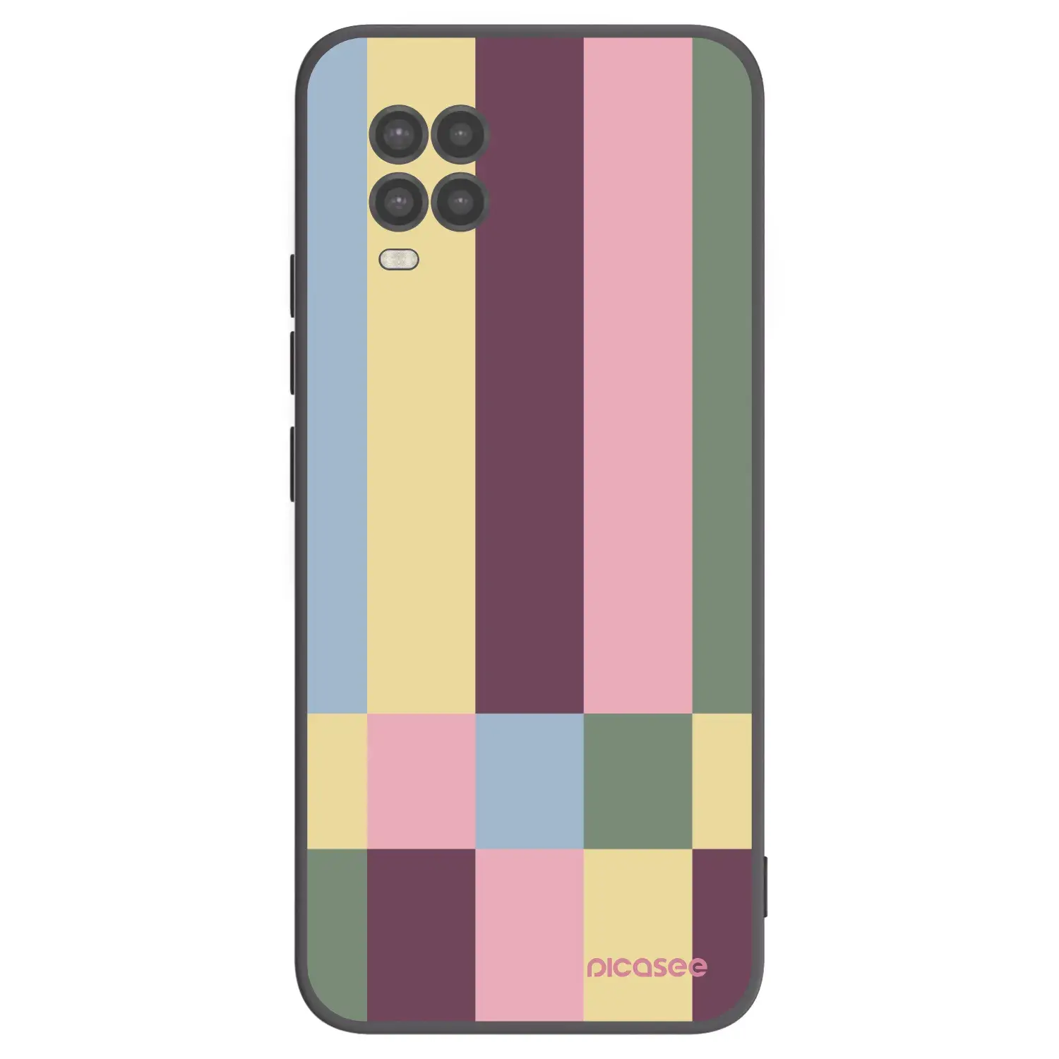 Silikonový černý obal pro Xiaomi Mi 10 Lite - Lobby tiles