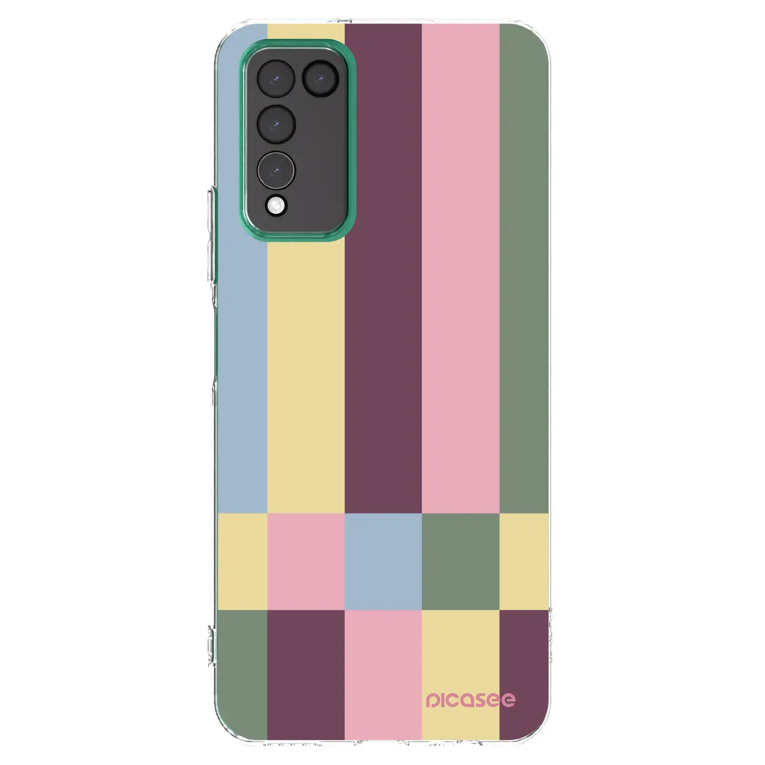 Silikonový průhledný obal pro Honor 10X Lite - Lobby tiles