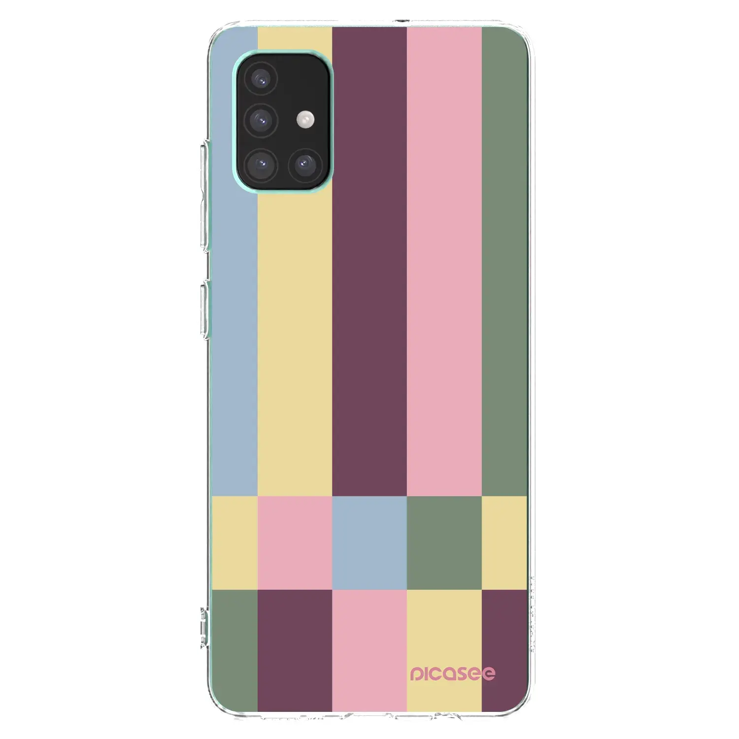 Silikonový průhledný obal pro Samsung Galaxy M51 M515F - Lobby tiles