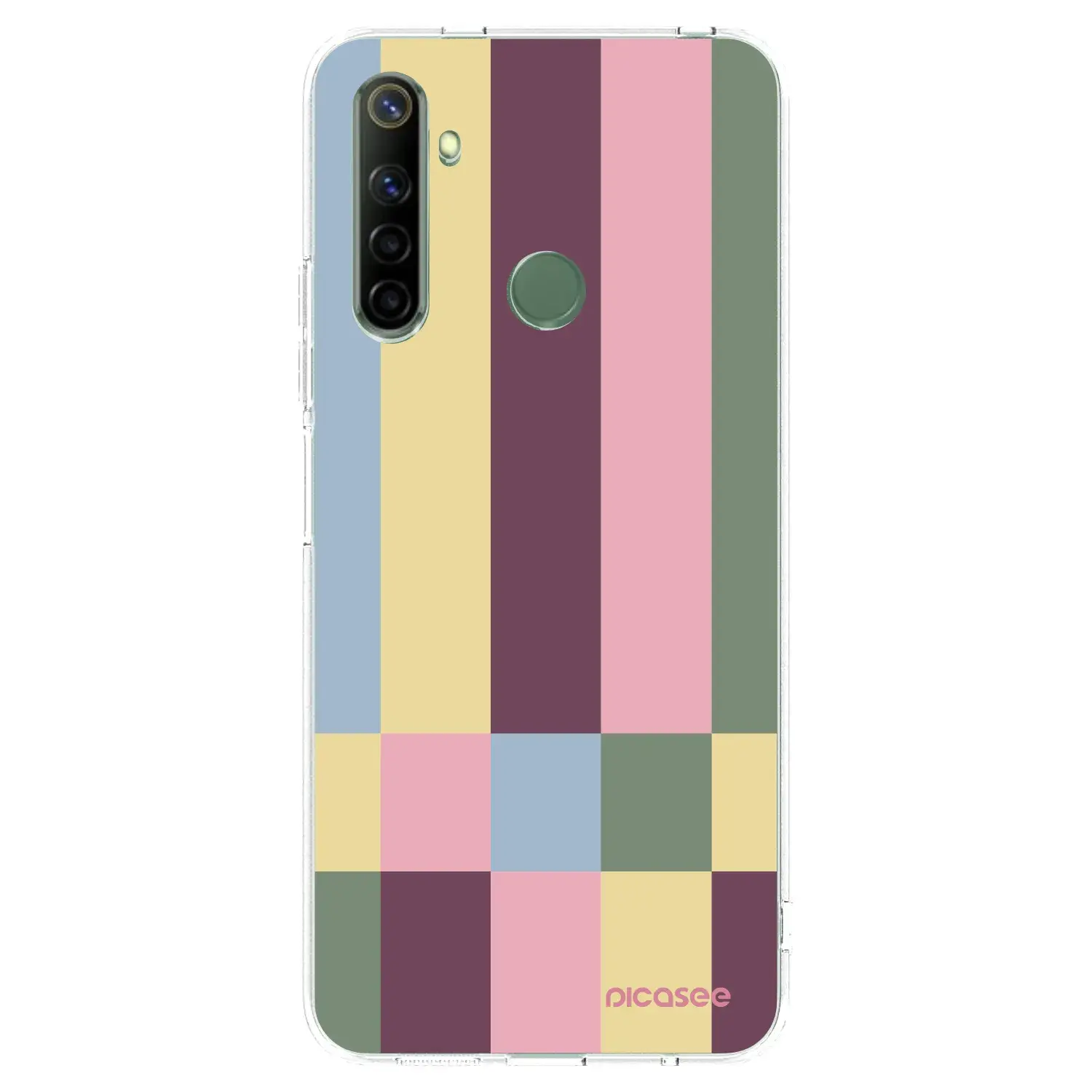 Silikonový průhledný obal pro Realme 6i - Lobby tiles
