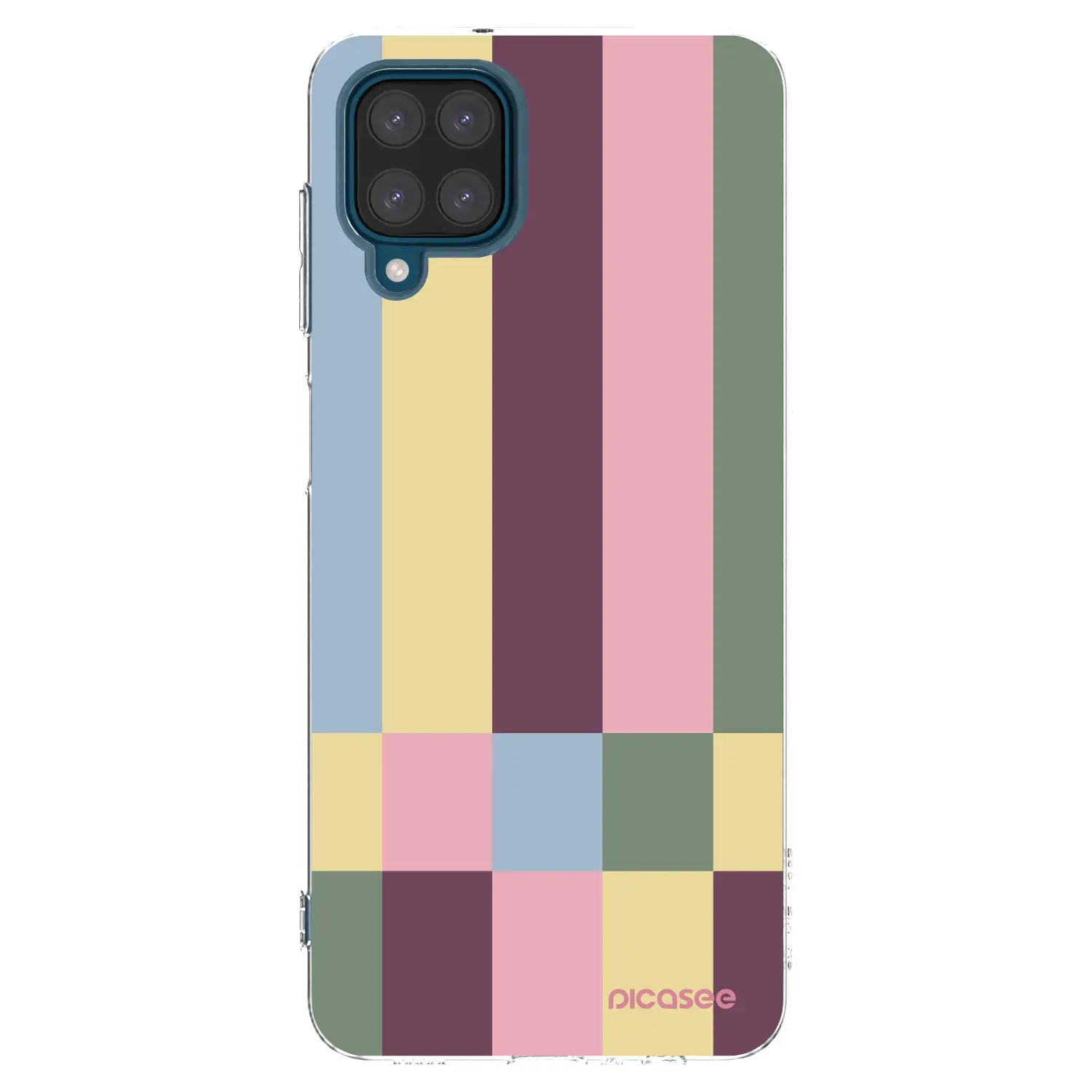 Silikonový průhledný obal pro Samsung Galaxy A12 A125F - Lobby tiles