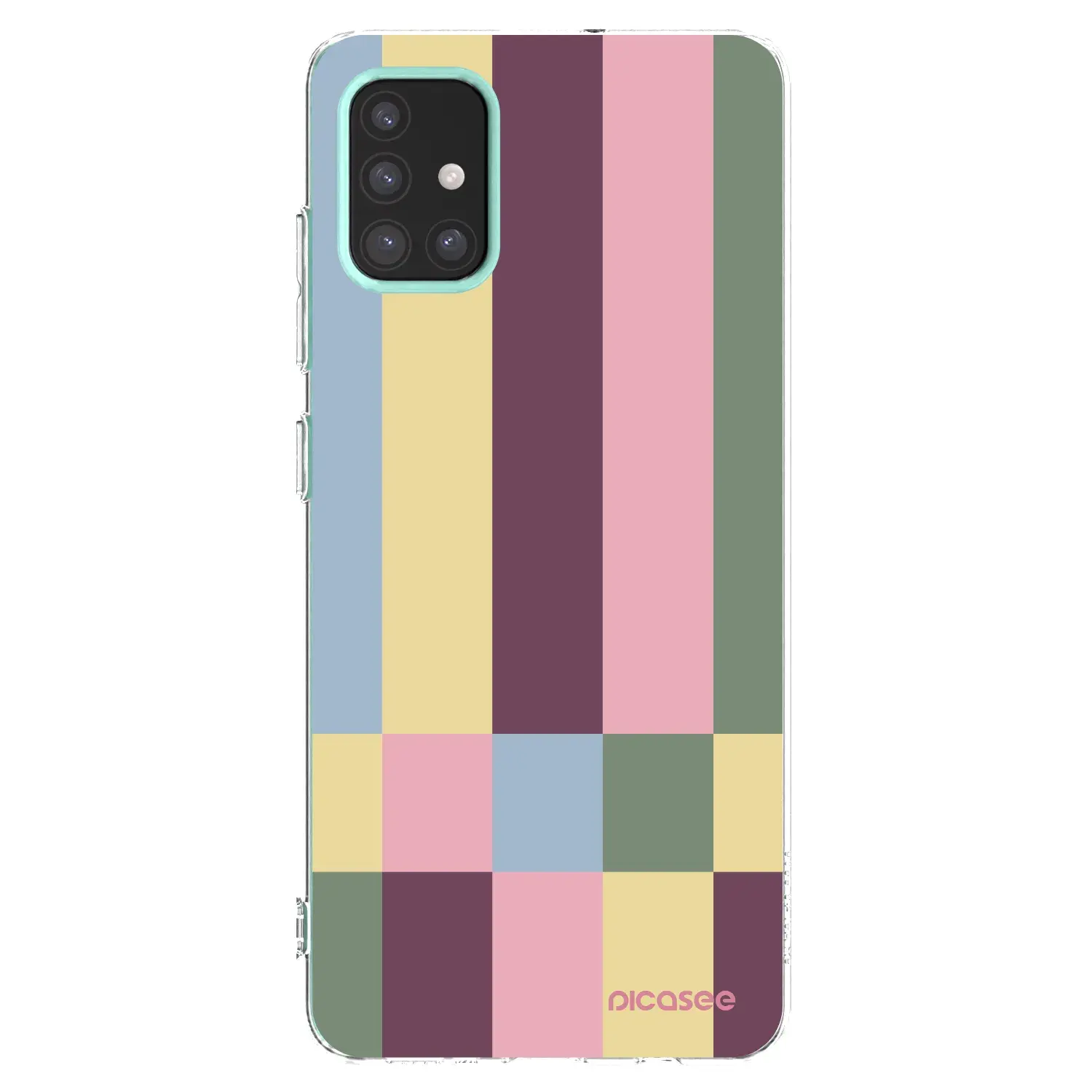 Silikonový průhledný obal pro Samsung Galaxy M31s - Lobby tiles