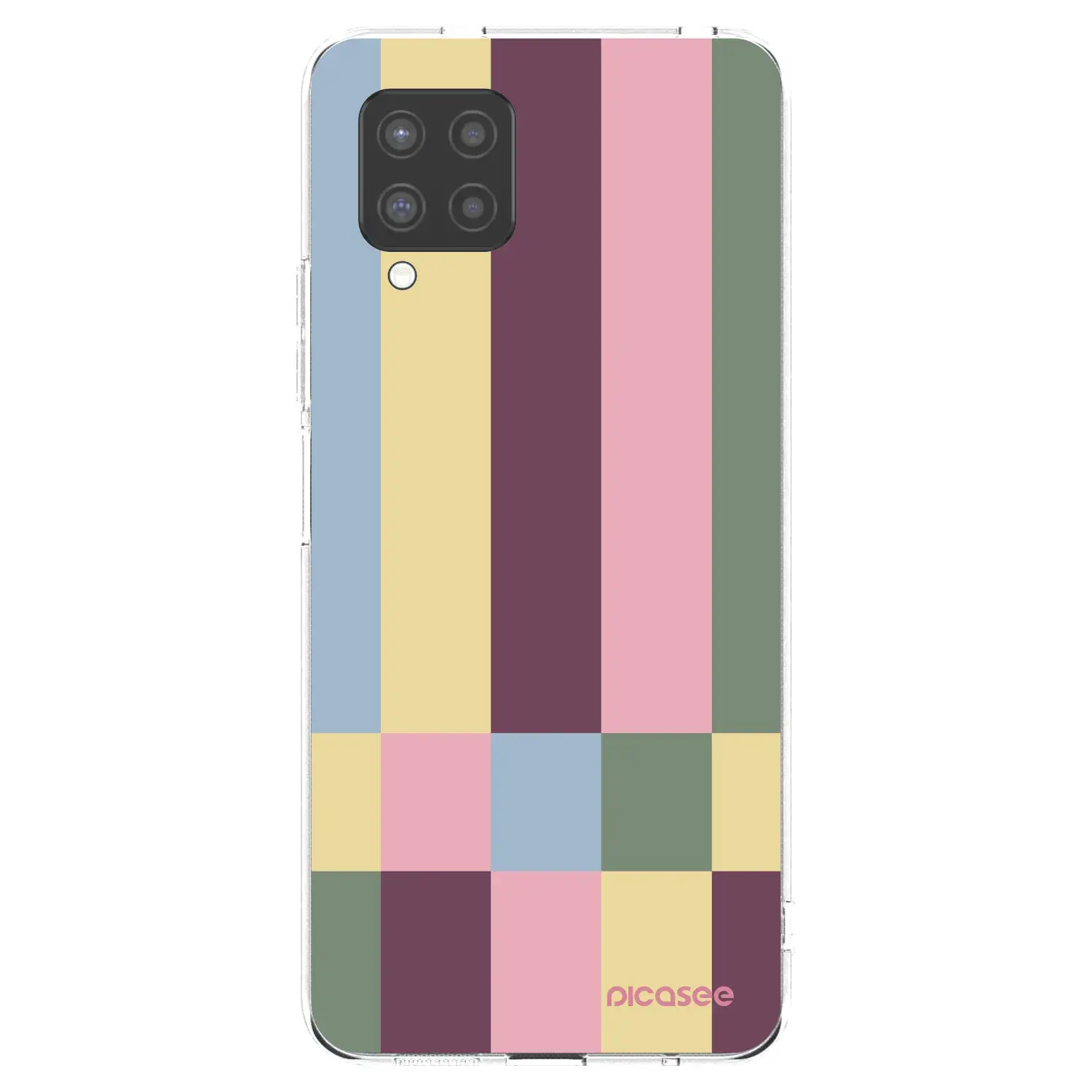 Silikonový průhledný obal pro Samsung Galaxy A42 A426B - Lobby tiles