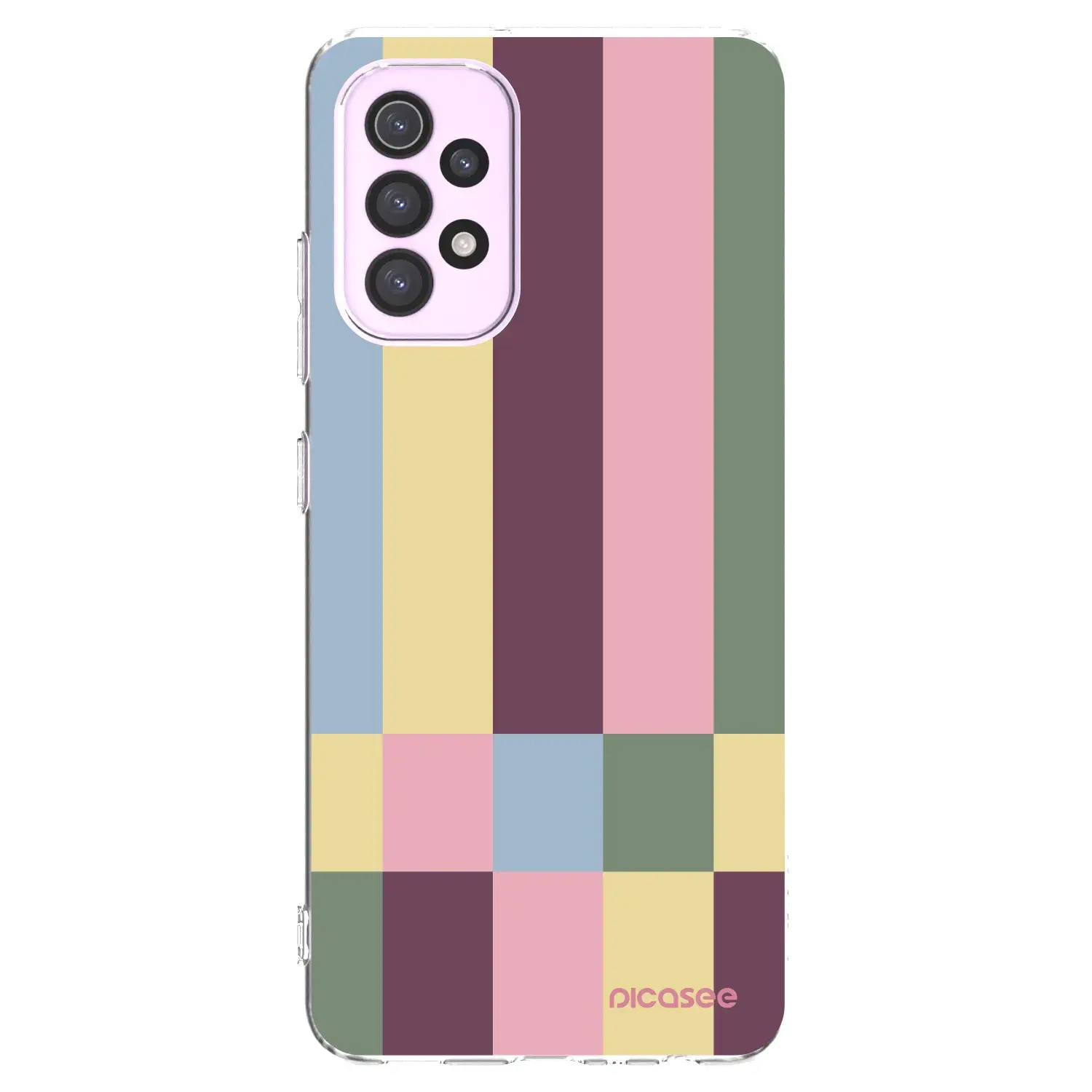 Silikonový průhledný obal pro Samsung Galaxy A32 5G A326B - Lobby tiles