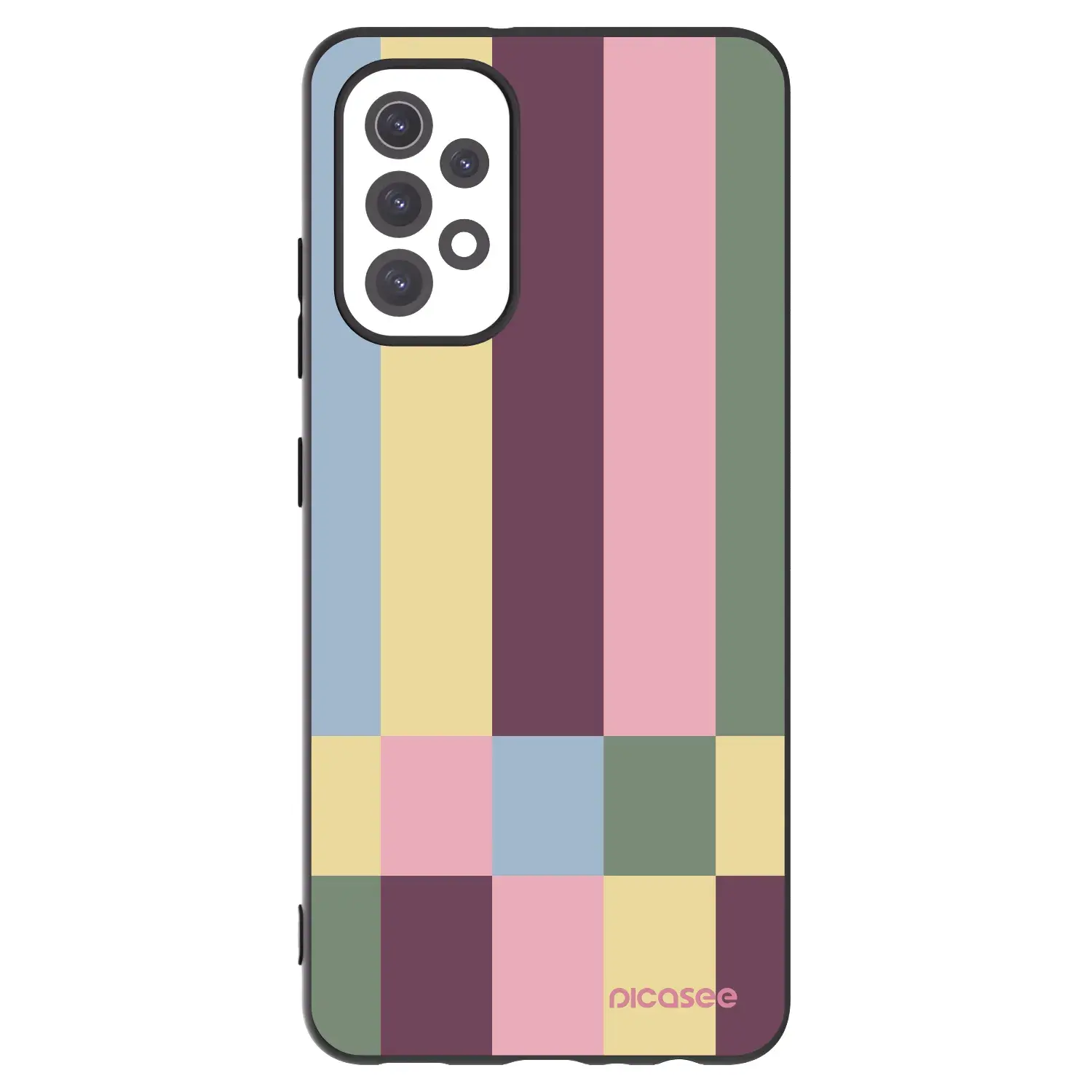 Silikonový černý obal pro Samsung Galaxy A32 5G A326B - Lobby tiles
