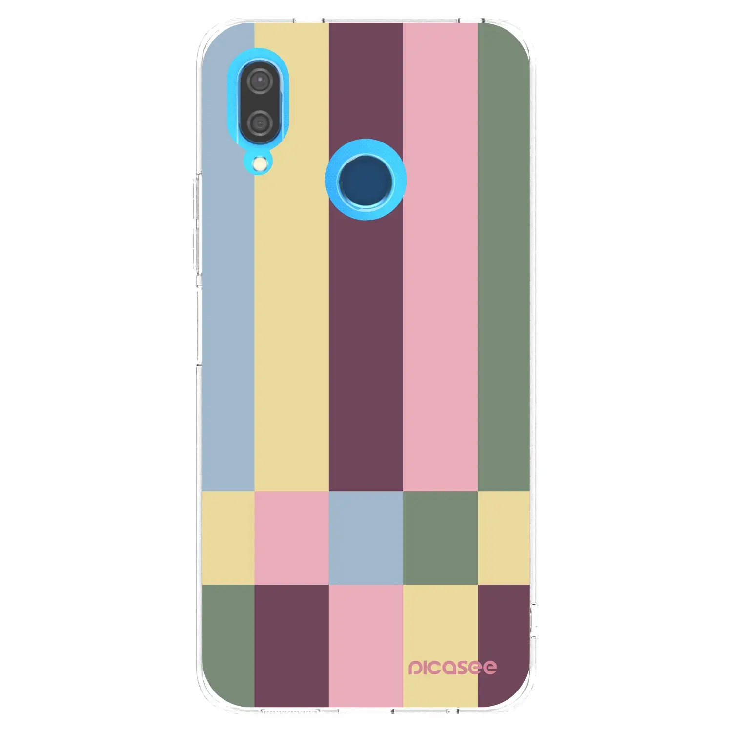 Silikonový průhledný obal pro Huawei P20 Lite - Lobby tiles