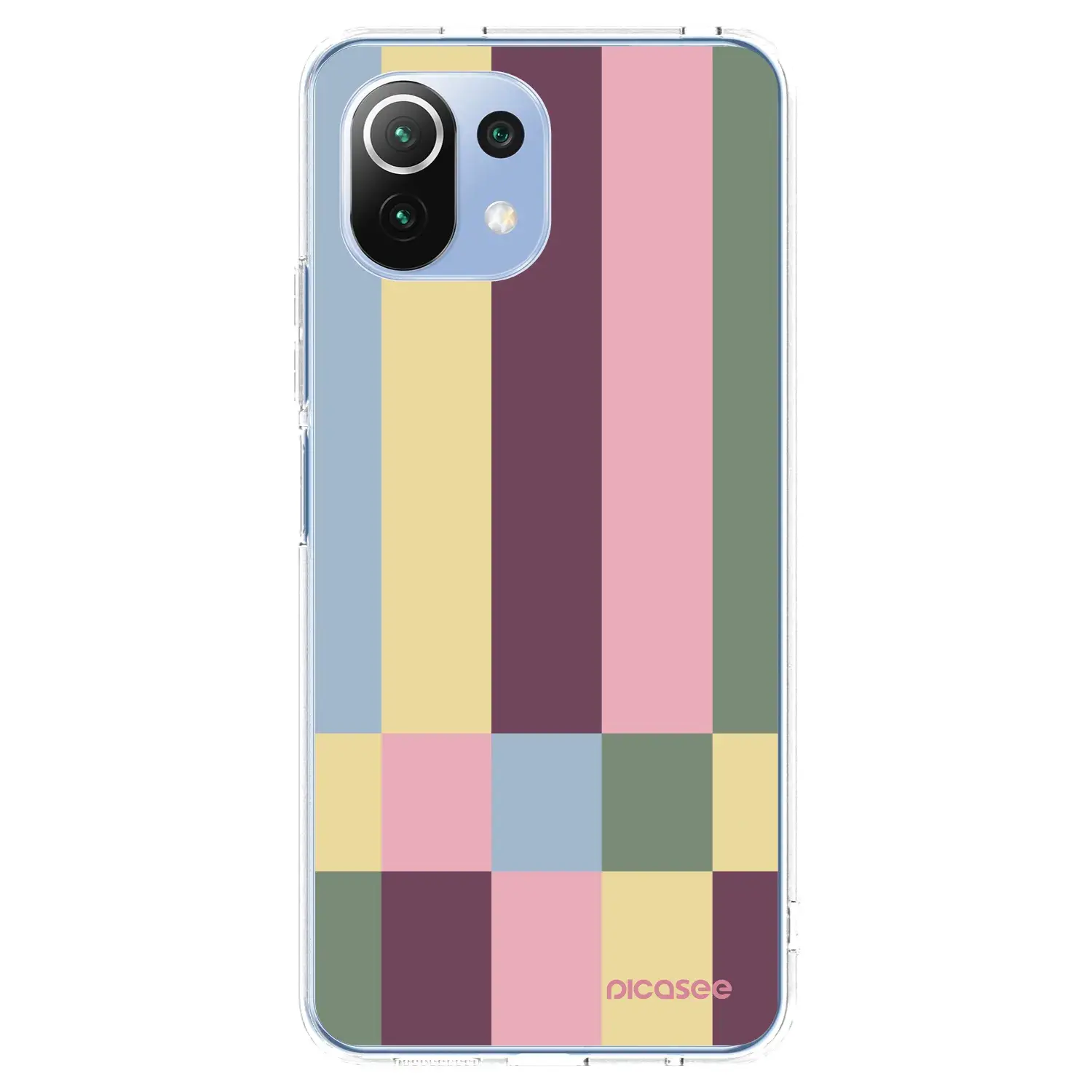 Silikonový průhledný obal pro Xiaomi Mi 11 Lite - Lobby tiles