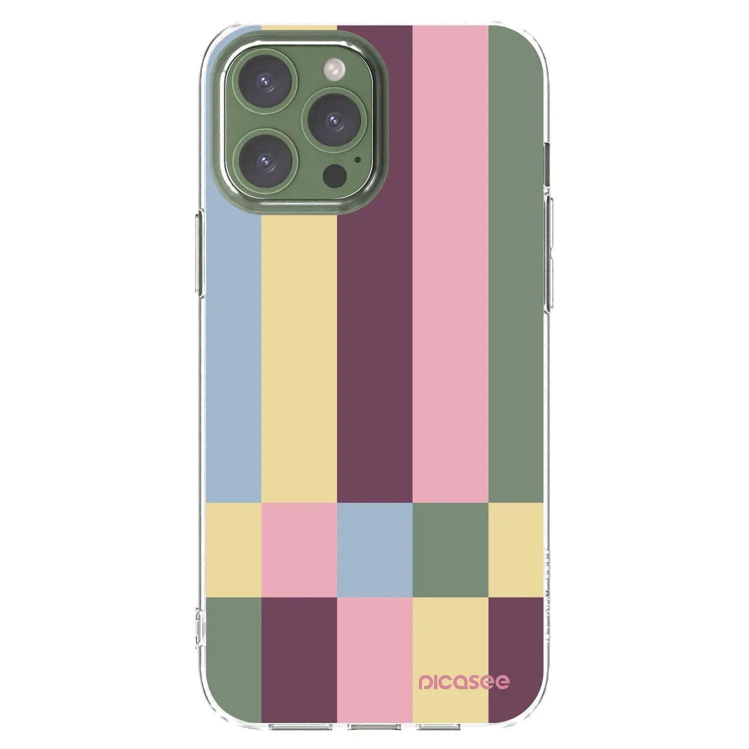 Silikonový průhledný obal pro Apple iPhone 13 Pro Max - Lobby tiles