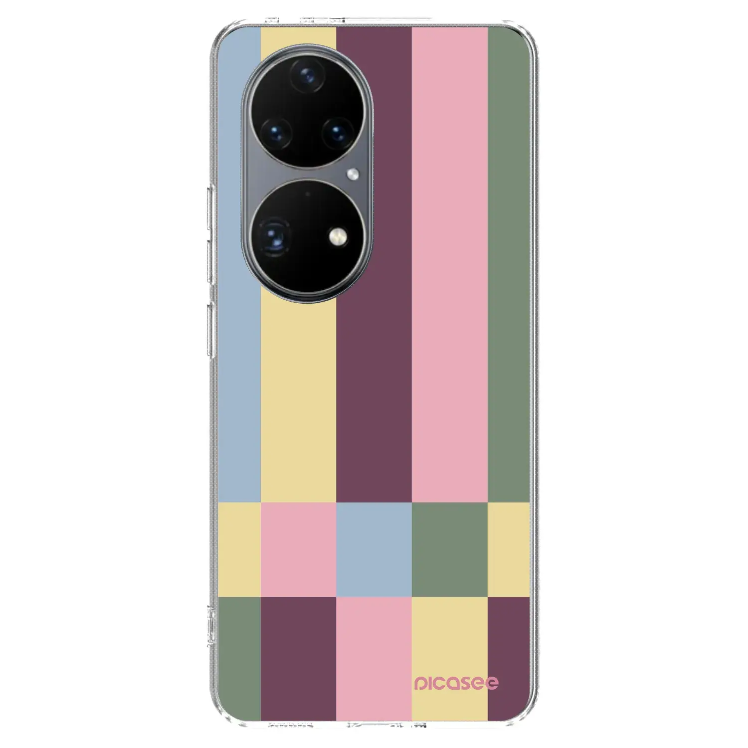 Silikonový průhledný obal pro Huawei P50 - Lobby tiles