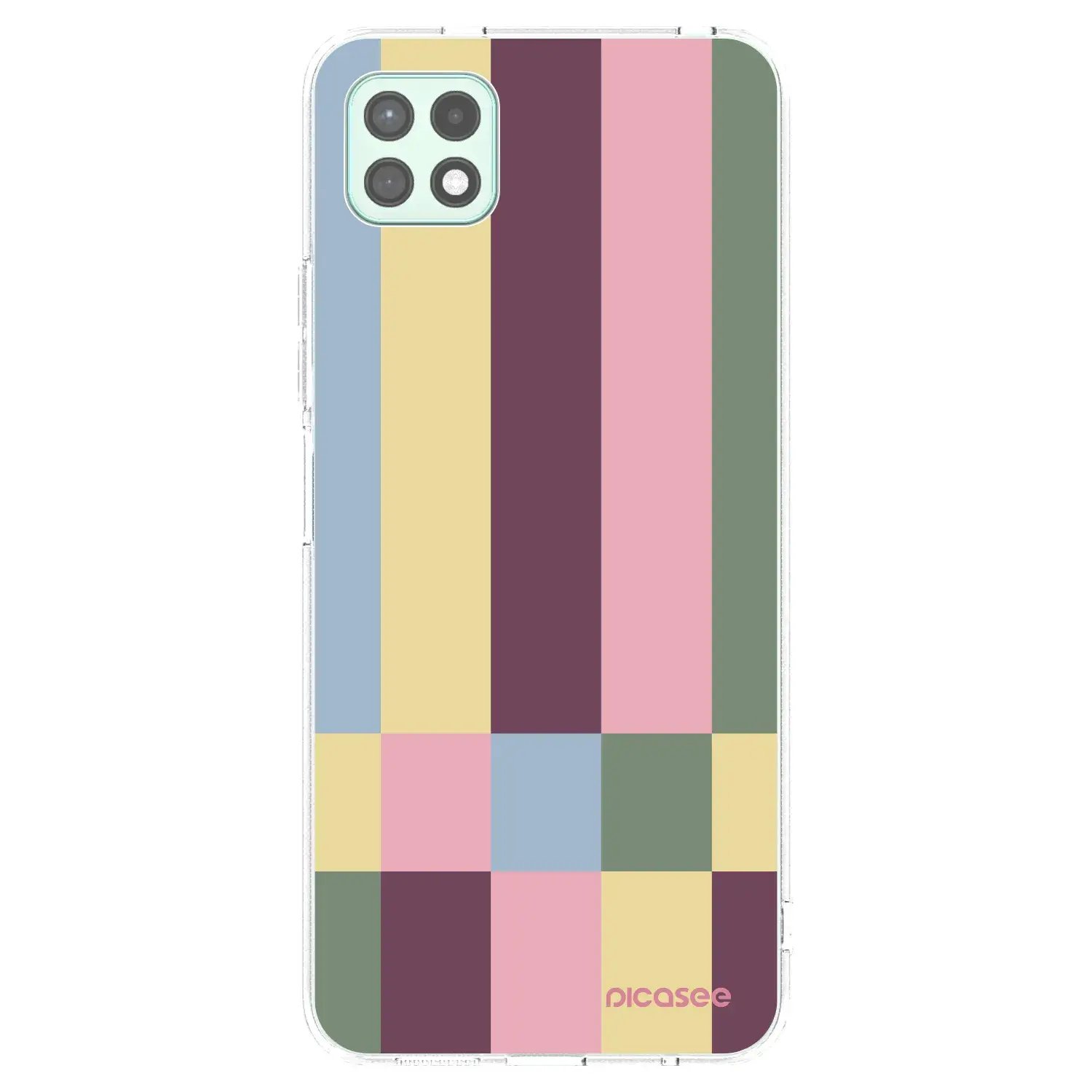 Silikonový průhledný obal pro Samsung Galaxy A22 A226B 5G - Lobby tiles
