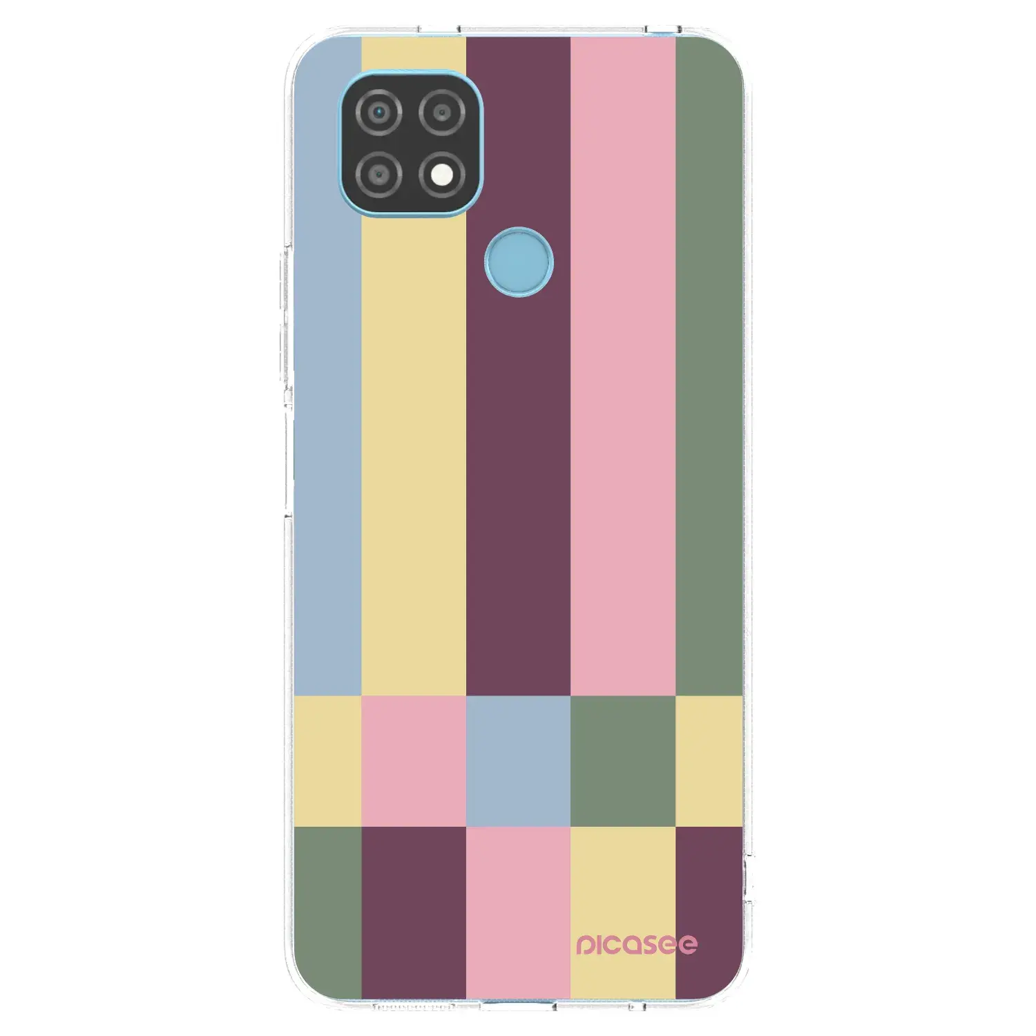 Silikonový průhledný obal pro Realme C21 - Lobby tiles
