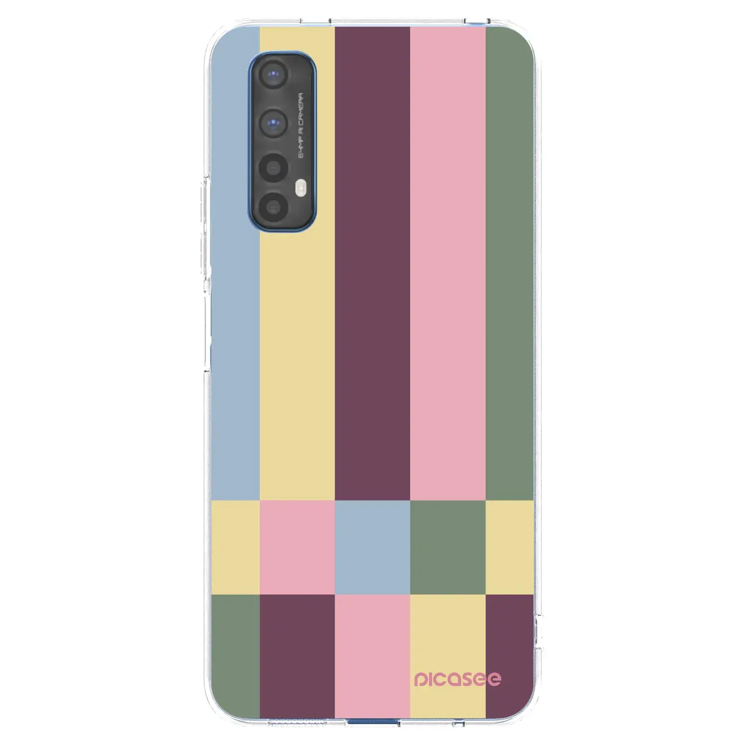 Silikonový průhledný obal pro Realme 7 - Lobby tiles