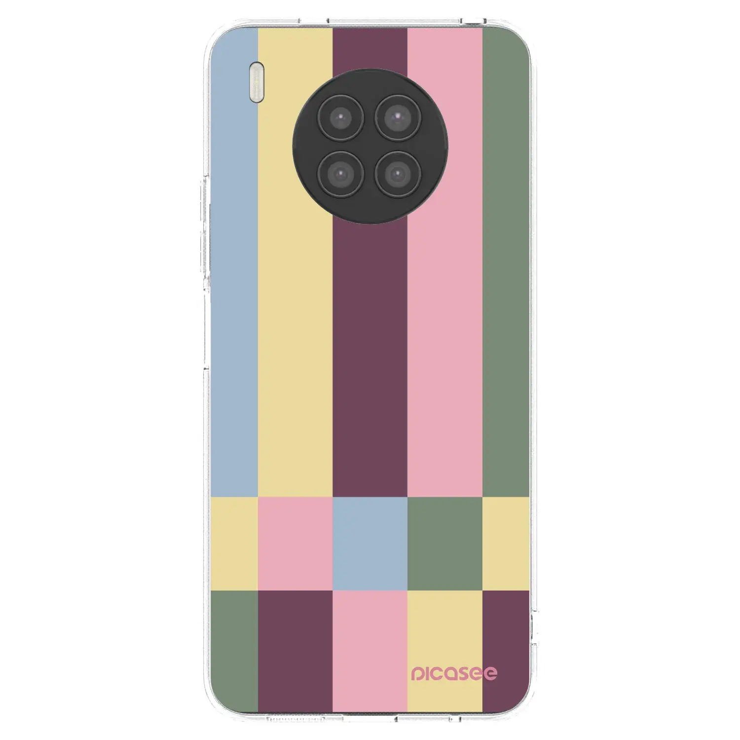 Silikonový průhledný obal pro Huawei Nova 8i - Lobby tiles