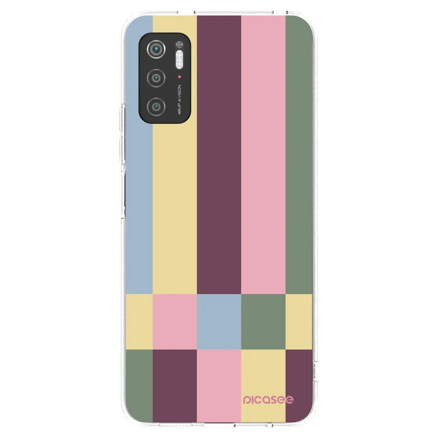 Silikonový průhledný obal pro Xiaomi Poco M3 Pro 5G - Lobby tiles