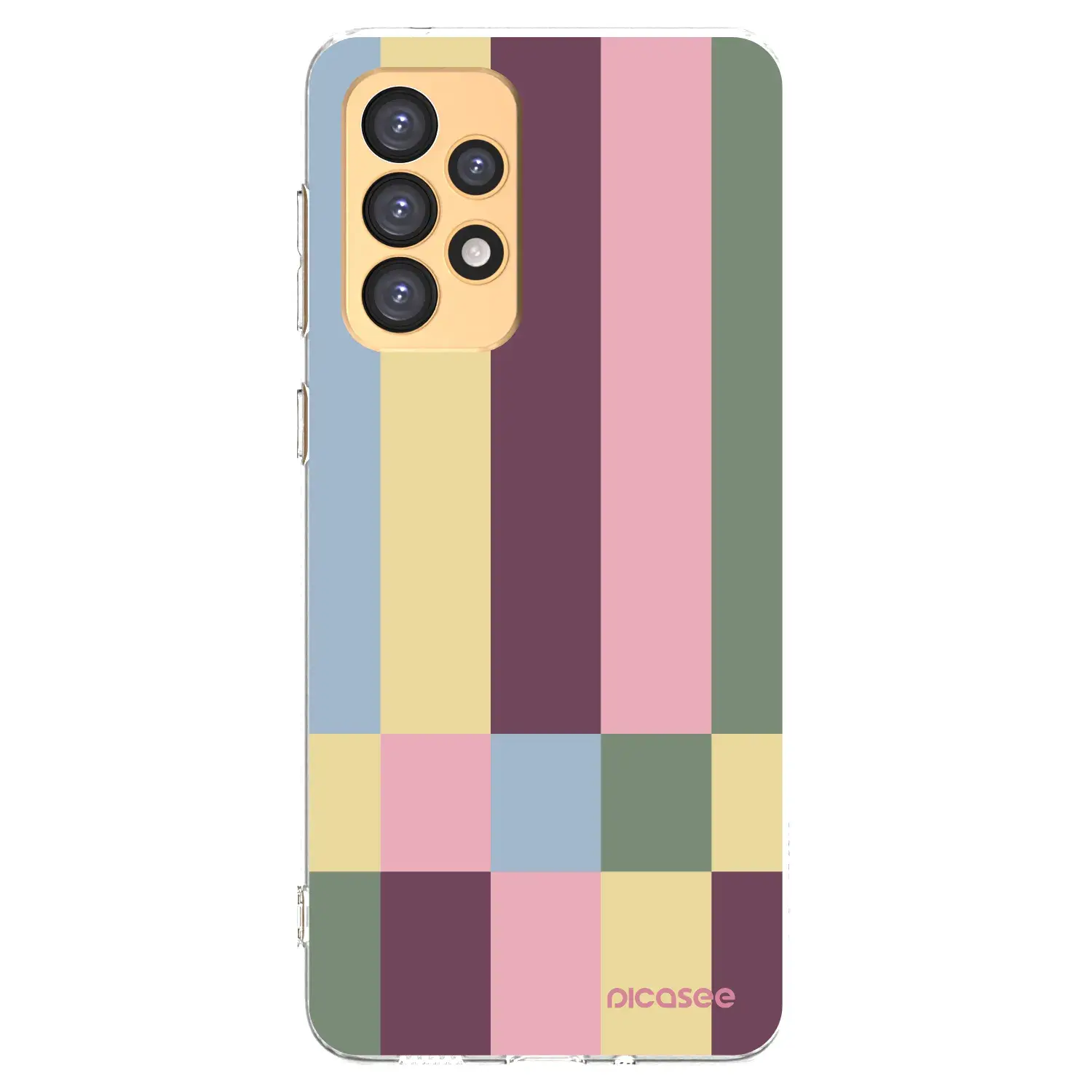 Silikonový průhledný obal pro Samsung Galaxy A33 5G A336 - Lobby tiles