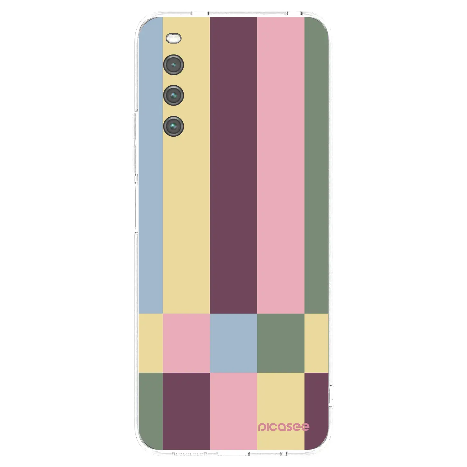 Silikonový průhledný obal pro Sony Xperia 10 IV 5G - Lobby tiles