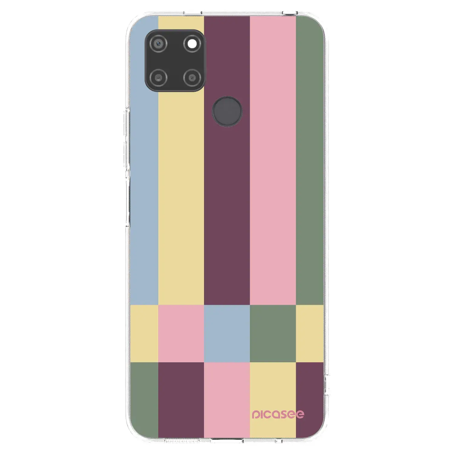 Silikonový průhledný obal pro Realme C21Y - Lobby tiles
