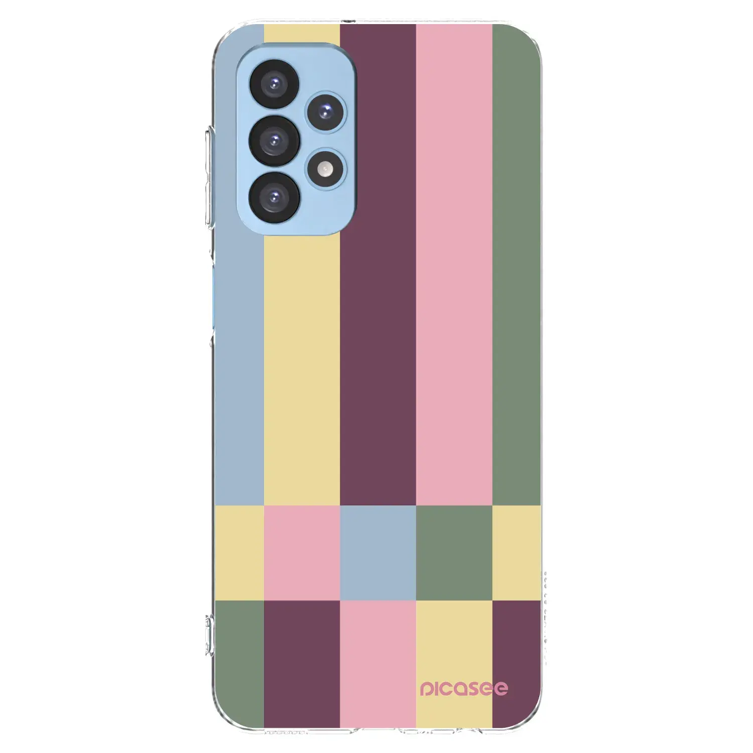 Silikonový průhledný obal pro Samsung Galaxy A23 A235F 4G - Lobby tiles