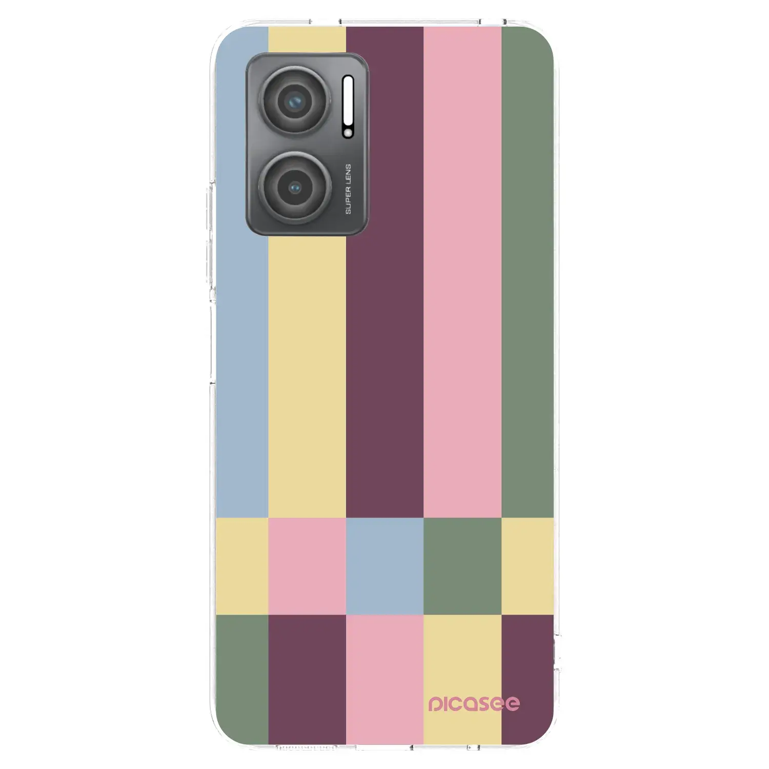 Silikonový průhledný obal pro Xiaomi Redmi 10 5G - Lobby tiles