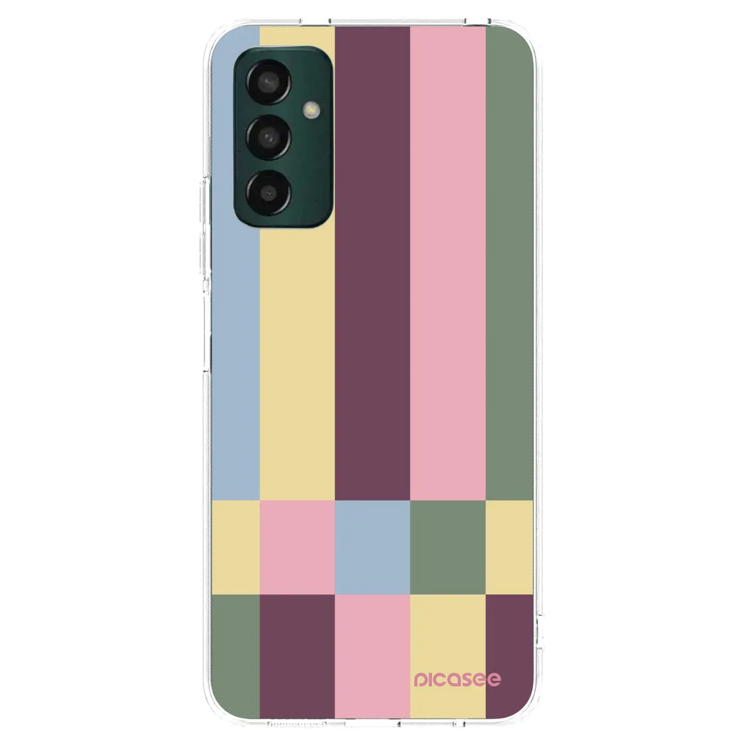 Silikonový průhledný obal pro Samsung Galaxy M23 5G - Lobby tiles