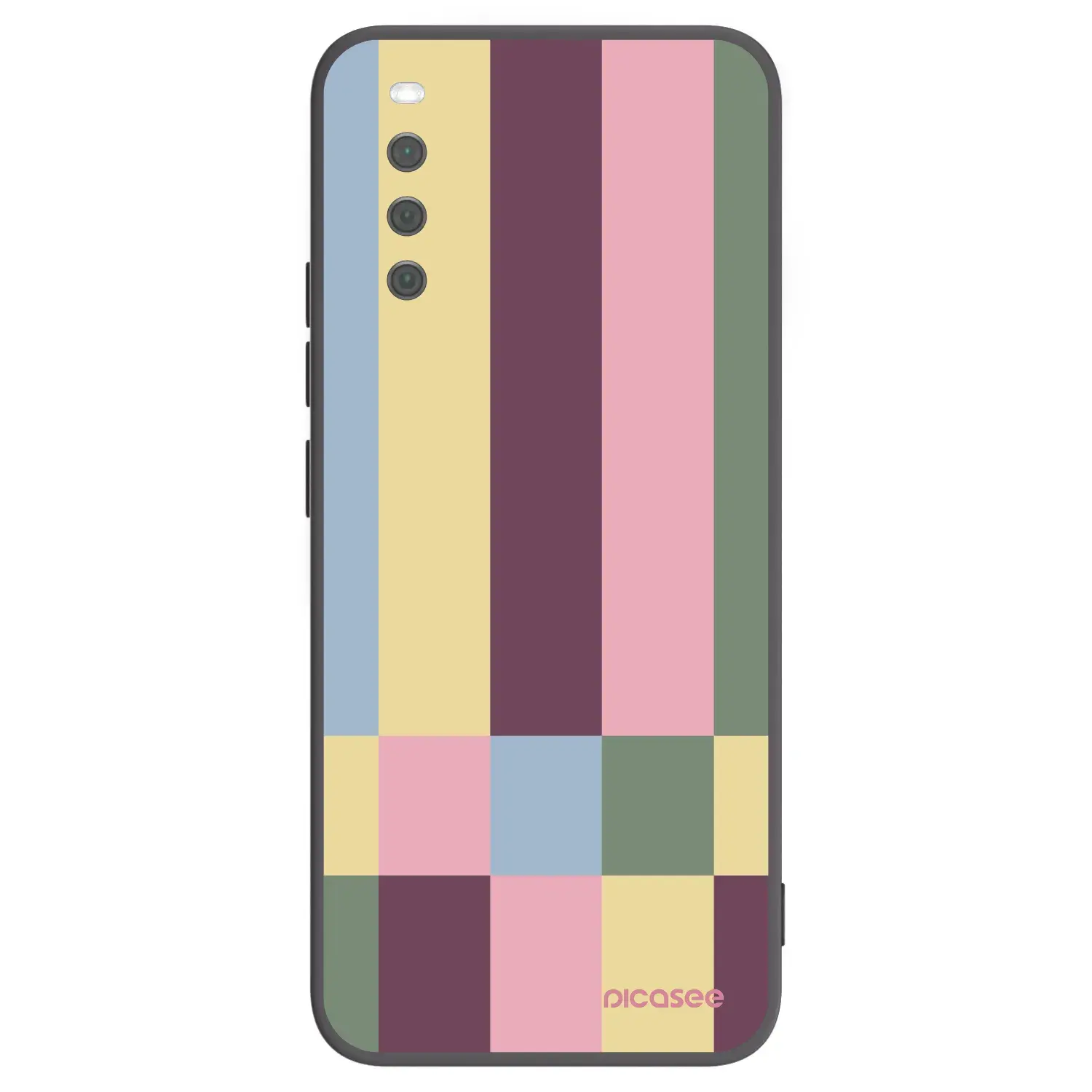 Silikonový černý obal pro Sony Xperia 10 III - Lobby tiles